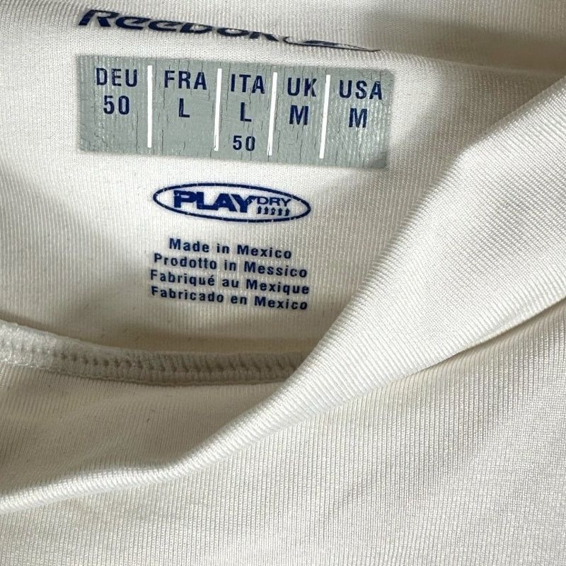 Reebok Reebok White Play Dry Wicking Shirt Medium Size US M / EU 48-50 / 2 - 3 Thumbnail
