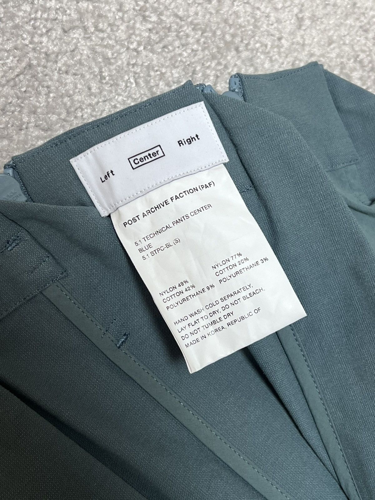 POST ARCHIVE FACTION (PAF) POST ARCHIVE FACTION (PAF) 5.0 TECHNICAL PANTS CENTER Size US 32 / EU 48 - 10 Thumbnail