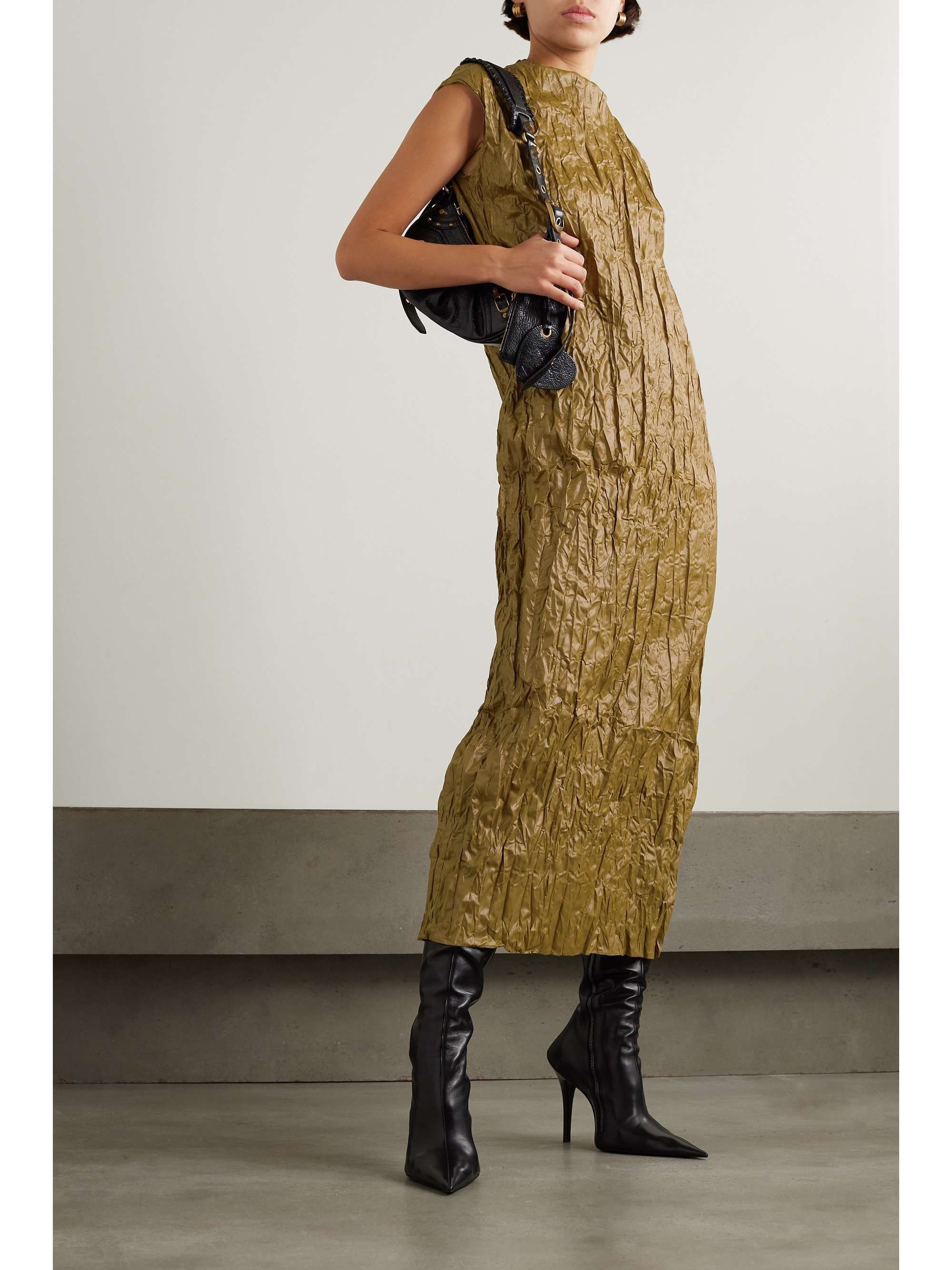 Acne Studios $900 Acne Studios Crinkled Maxi Dress Size M / US 6-8 / IT 42-44 - 2 Thumbnail
