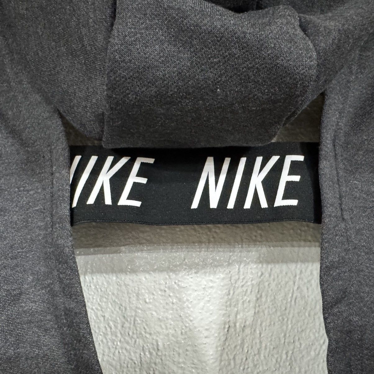 Nike Nike Girls Youth Tie Hoodie Vest AR0445-010 Size Med Gray Size M / US 6-8 / IT 42-44 - 11 Thumbnail