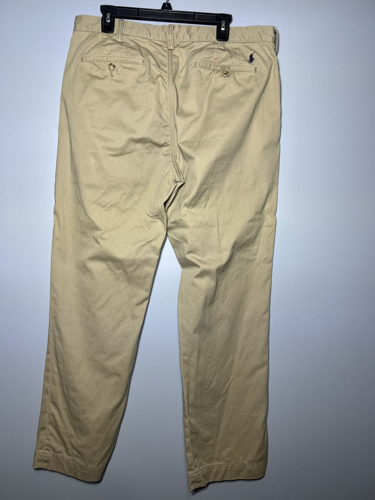 Polo Ralph Lauren Polo Ralph Lauren Beige Chino Mens 36x32 Khaki Classic Fit Size US 36 / EU 52 - 3 Thumbnail