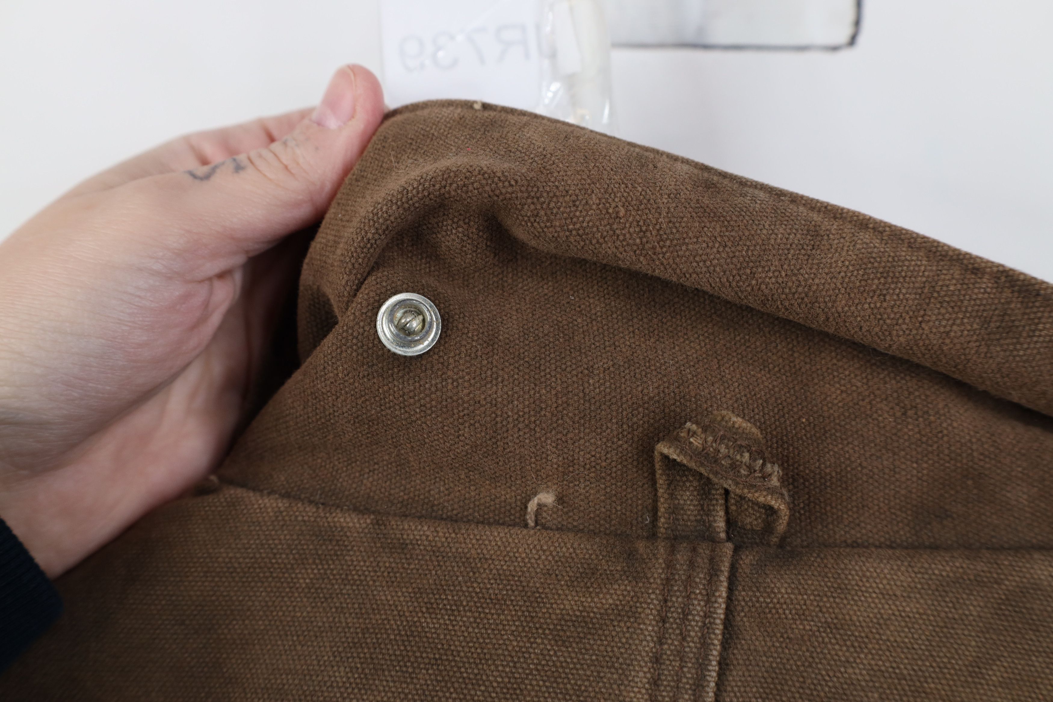 Carhartt Vintage Y2K 2000 Carhartt Detroit Jacket Brown Canvas USA Size US XXL / EU 58 / 5 - 12 Thumbnail