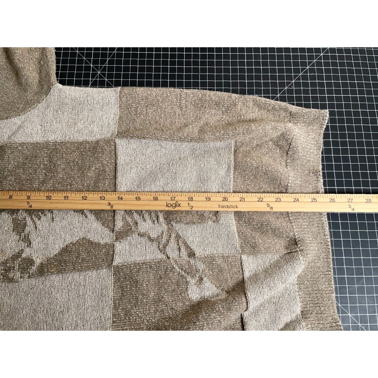 Haggar VINTAGE Haggar Tour Golf Motif Sweater Adult Large Beige Heavyweight Knit Pullover Crew Neck Mens Regular 90s Size US L / EU 52-54 / 3 - 6 Thumbnail