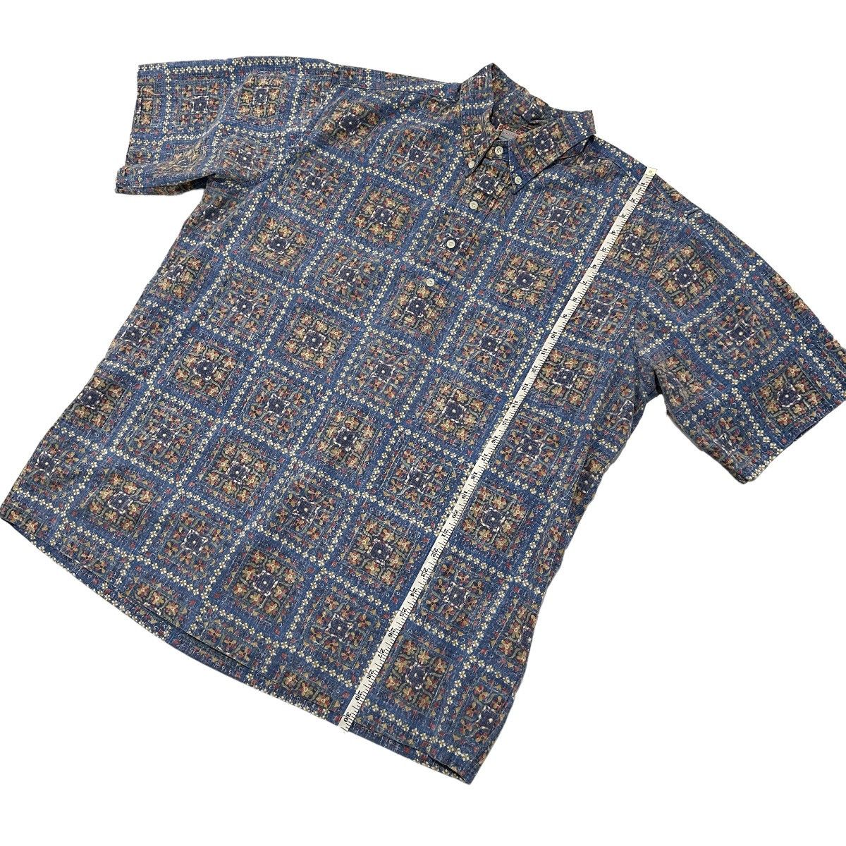 Reyn Spooner Lahaina Sailor Popover Blue Floral Hawaiian Tradition Size US XXL / EU 58 / 5 - 2 Thumbnail