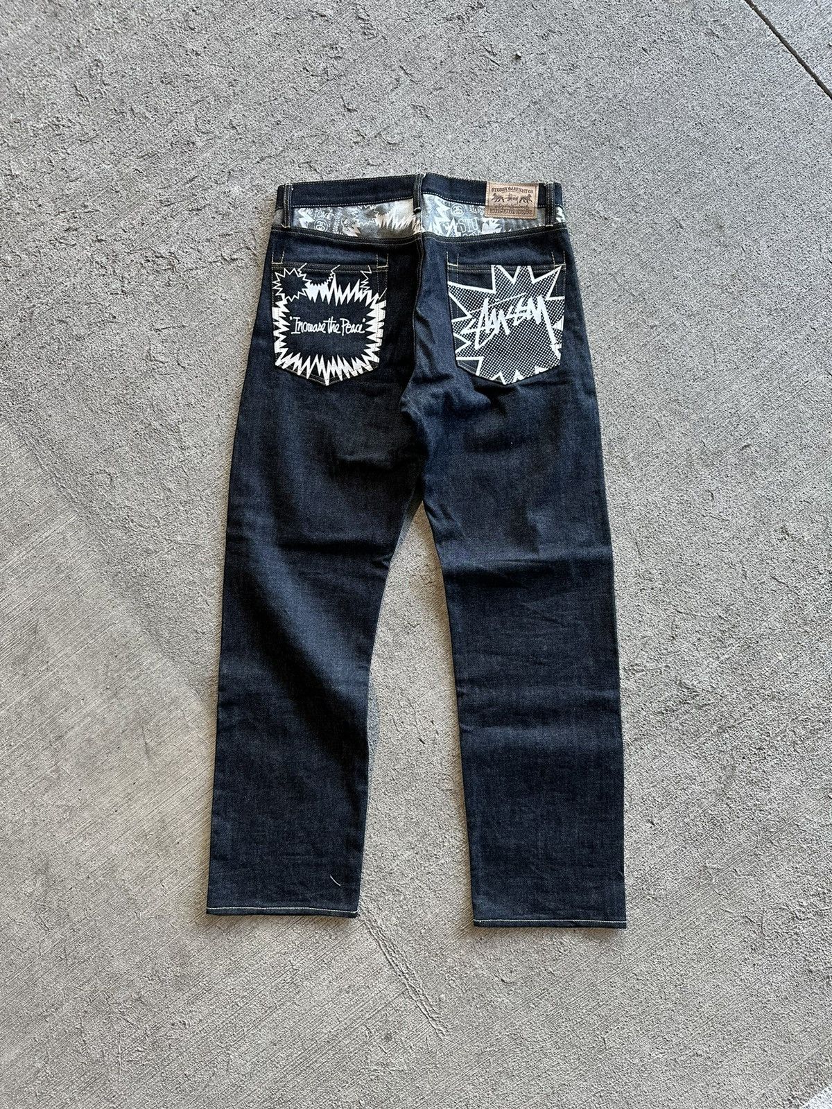 Vintage Vintage Stussy Rough and Rugged Denim | Grailed