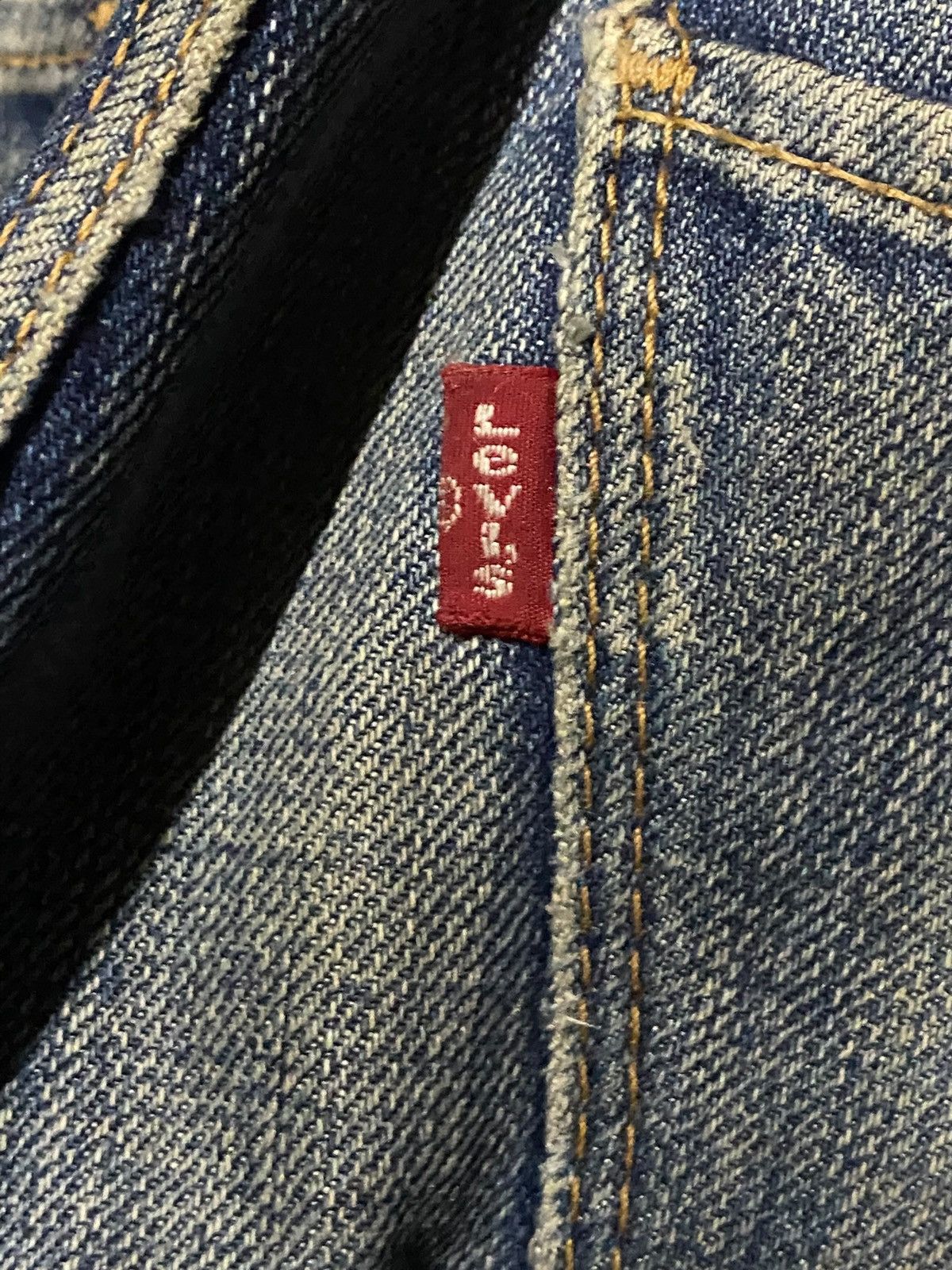 Levi's Vintage Levis Y2K Blue Wash Patches Distressed Loose Jeans Size US 32 / EU 48 - 13 Thumbnail
