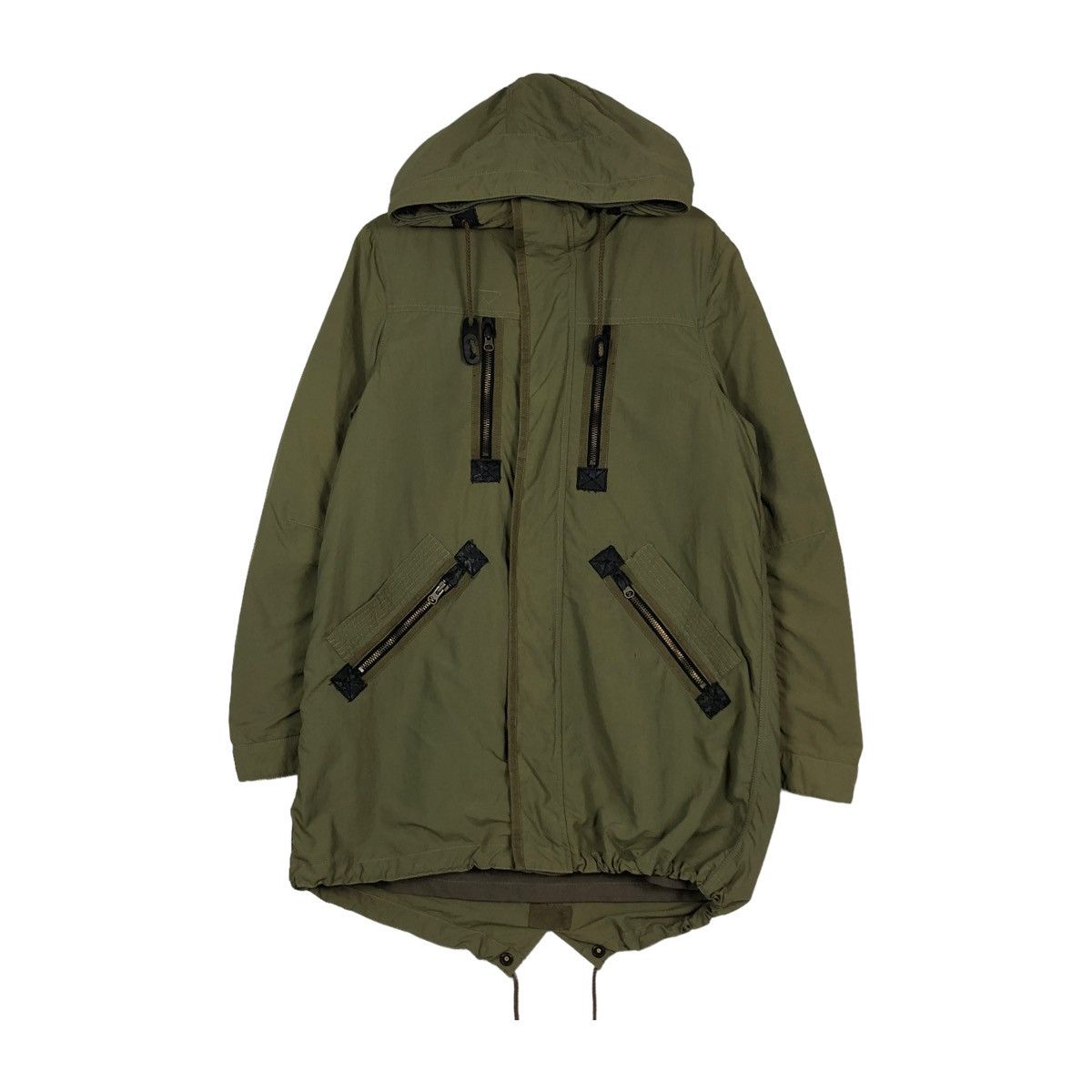 Japanese Brand 🔥VINTAGE LONG JACKET BIKER BONDAGE BAGARCH CROSS BIG LOGO Size US L / EU 52-54 / 3 - 7 Thumbnail
