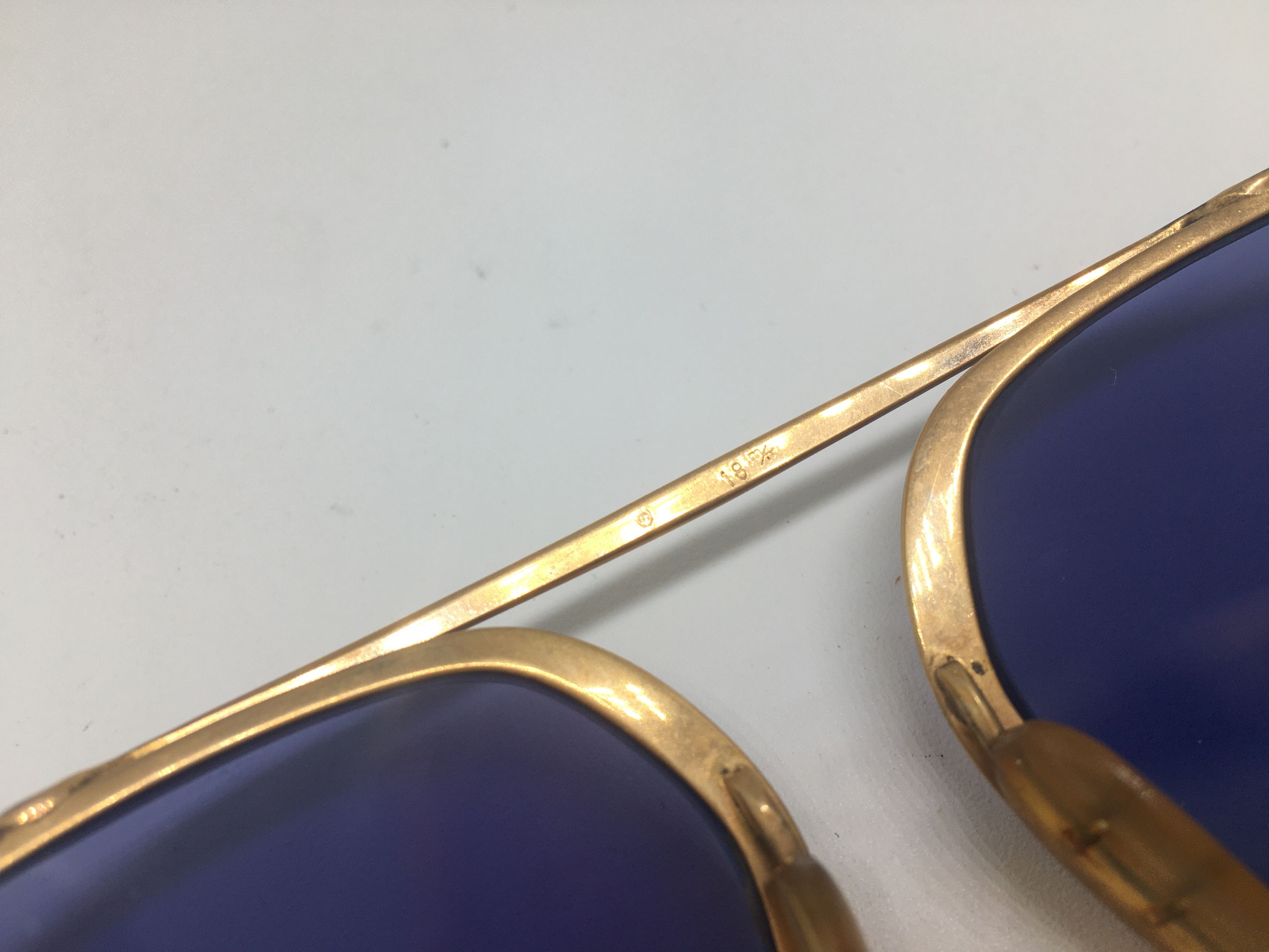 Vintage Vintage MARWITZ Gold Filled Sunglasses Made In Germany Size ONE SIZE - 6 Thumbnail