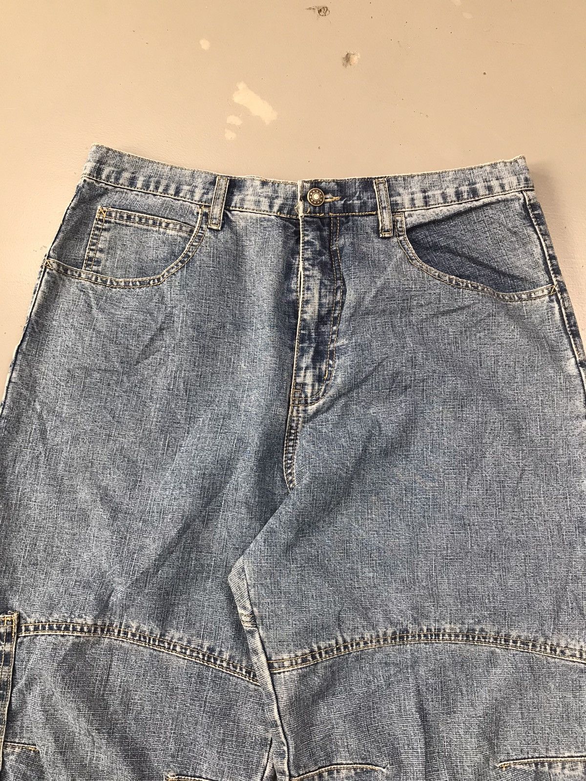 JNCO × Southpole × Vintage Vintage Go southern big pocket SpellOut denim Size US 34 / EU 50 - 6 Thumbnail