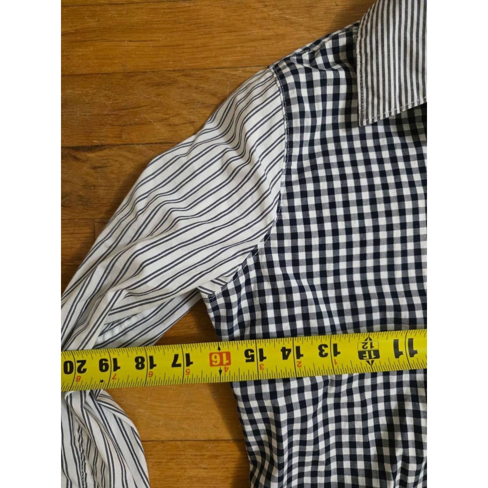 Abercrombie & Fitch Abercrombie Gingham Striped Long sleeve S A001122 Size S / US 4 / IT 40 - 3 Thumbnail