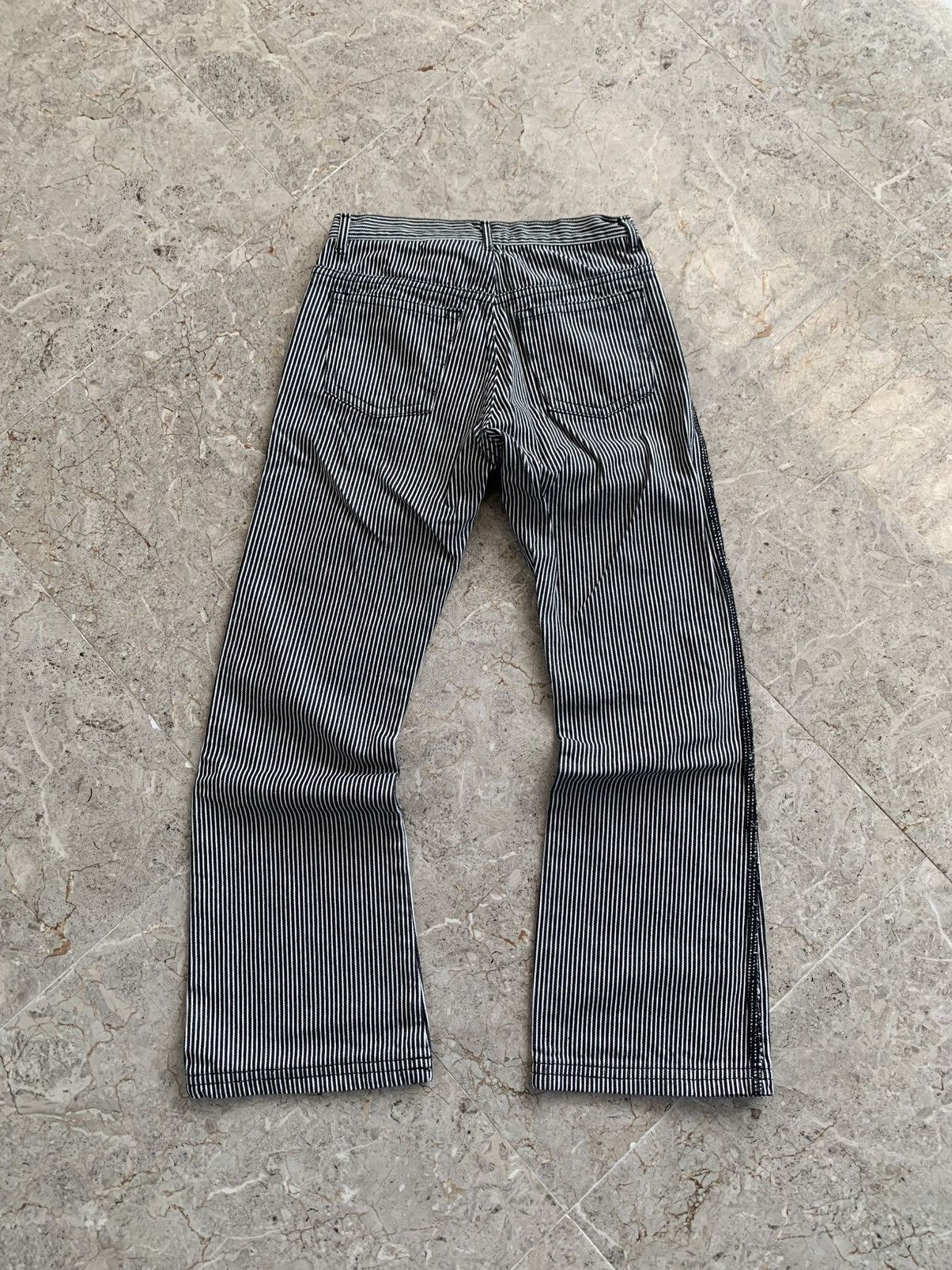 Tricot Comme des Garcons Tricot Comme des Garcons AW2003 Hickory Flare Pants Size 29" - 2 Thumbnail