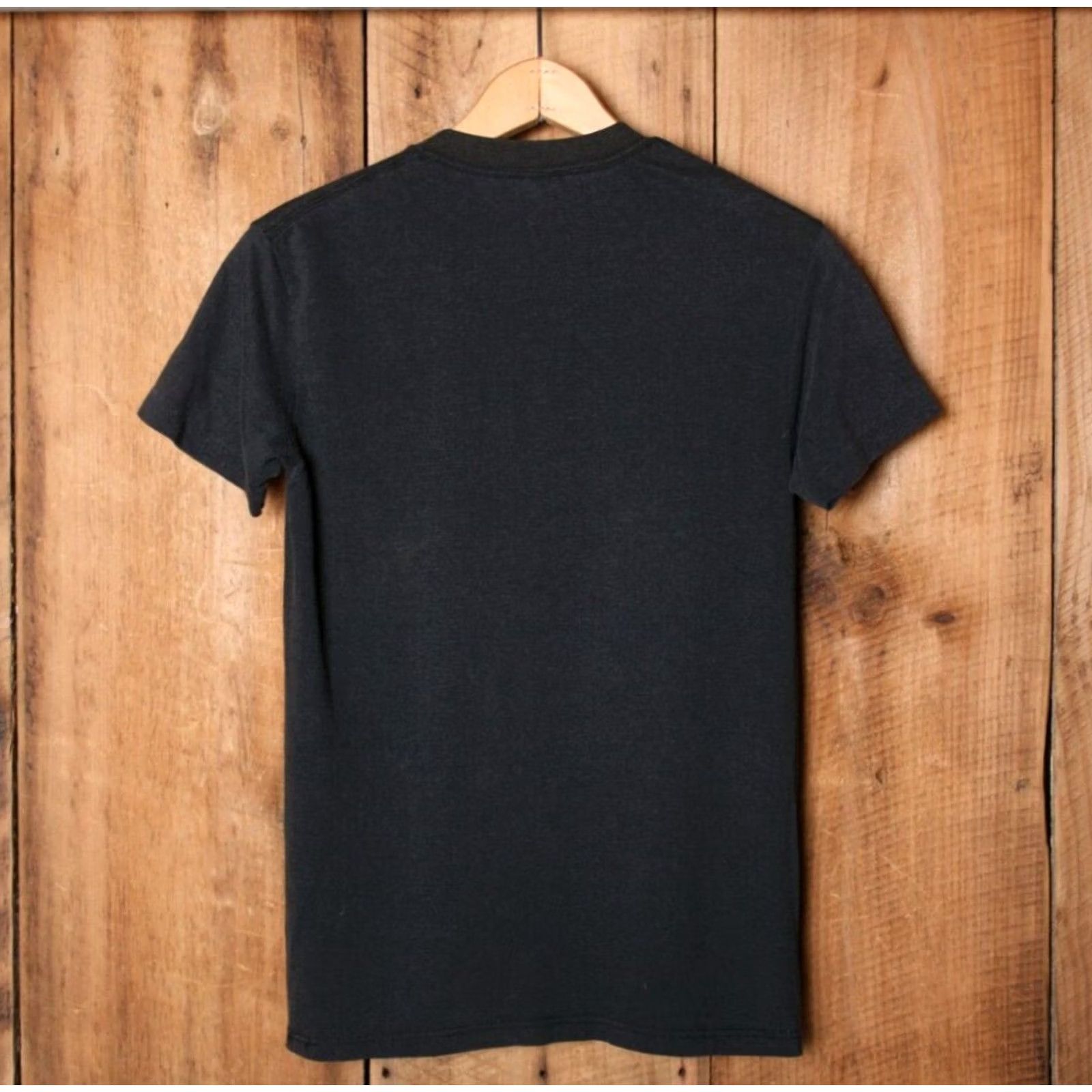 Logo 7 VINTAGE Porsche Stuttgart Black Graphic Logo T-Shirt XS Unisex Adults Short Sleeve Graphic Print 90s Mens Womens Boys Girls Size US L / EU 52-54 / 3 - 4 Thumbnail
