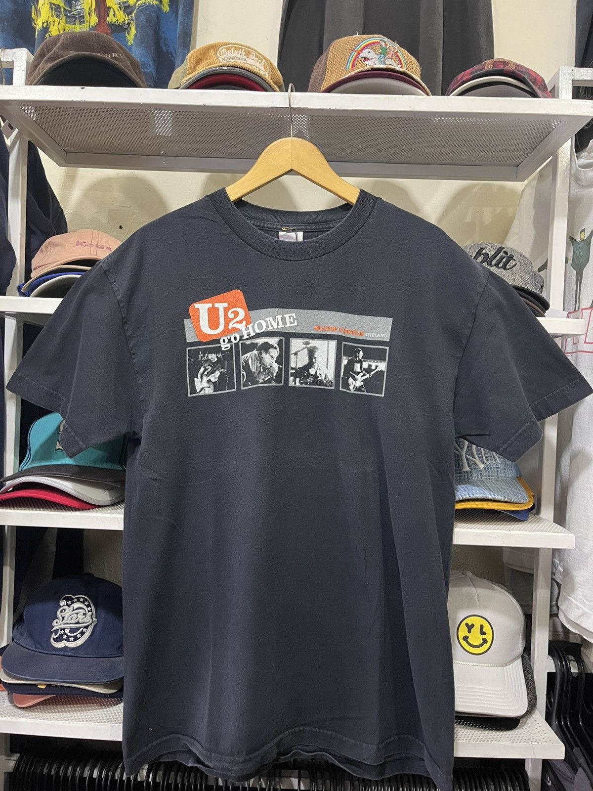 Vintage U2 - Slane Castle - Fan club T-shirt - Large Size US L / EU 52-54 / 3 - 1 Thumbnail