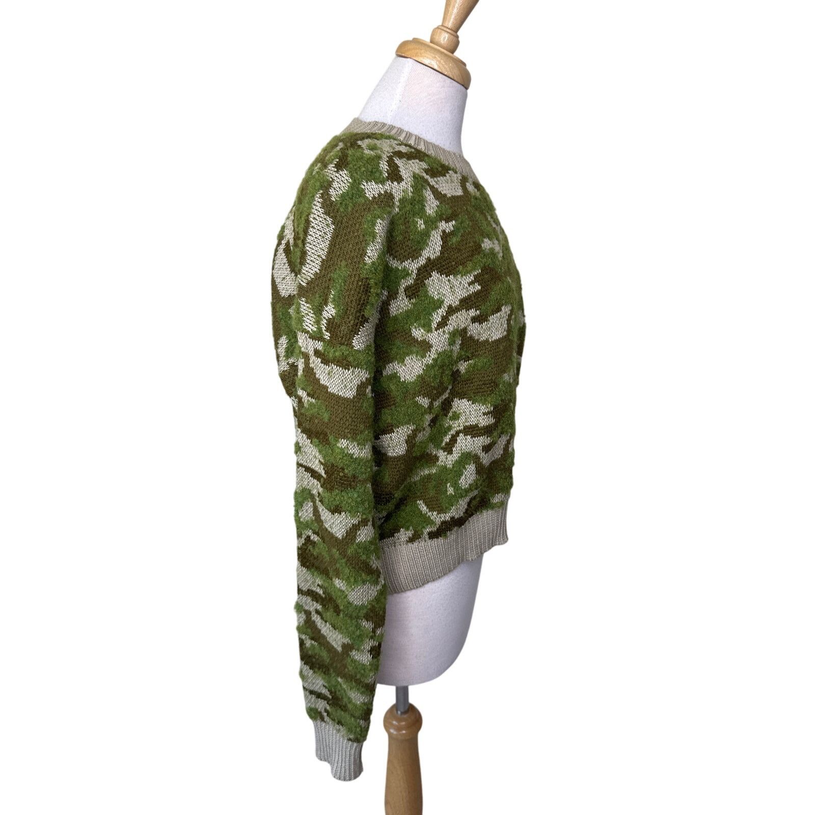 NSF NSF - BLAYNE SWEATER CAMO JACQUARD Cropped Medium Size M / US 6-8 / IT 42-44 - 7 Thumbnail