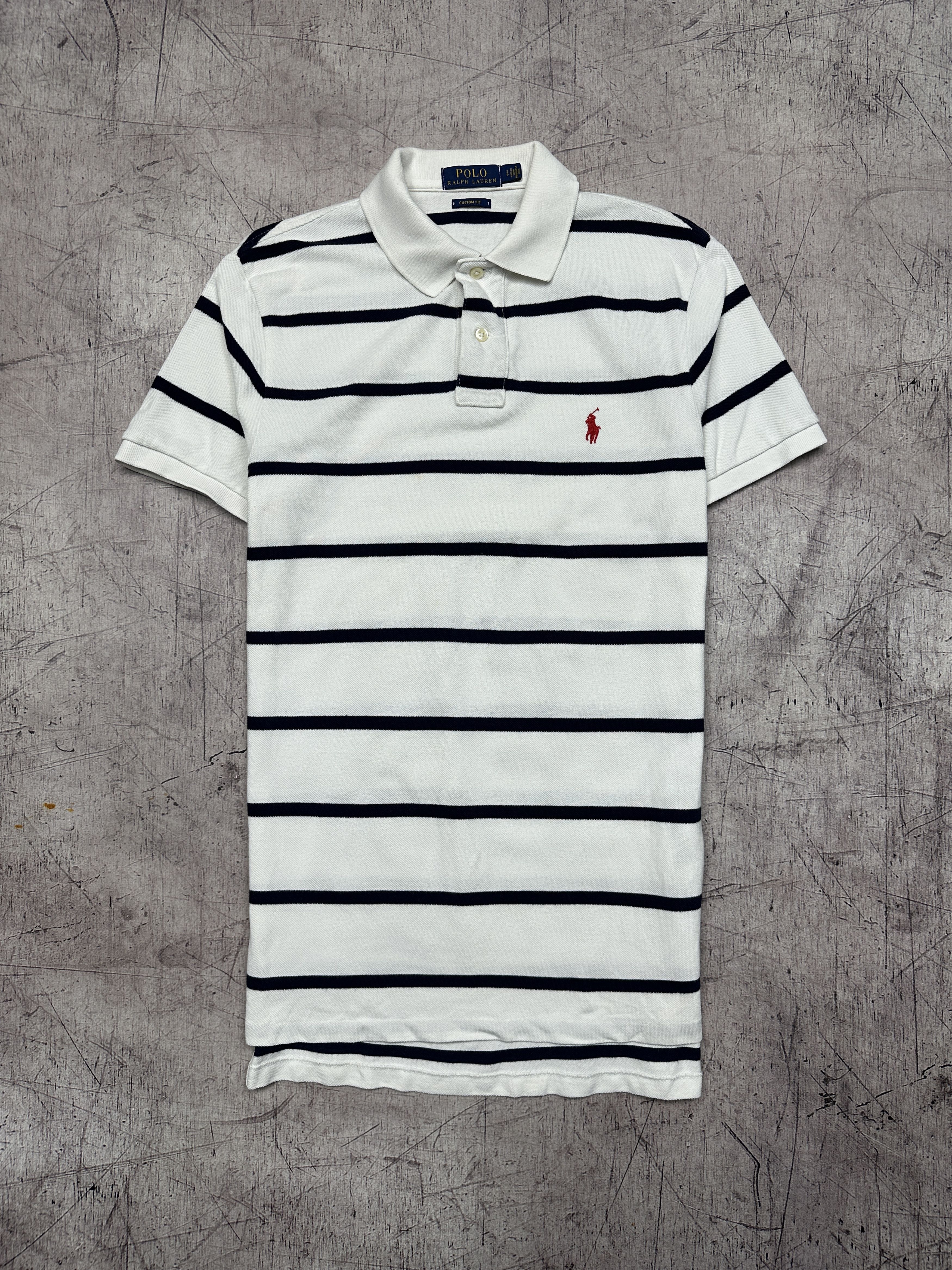 Polo Ralph Lauren Polo Ralph Lauren Vintage Mens Striped Polo Shirt Size US S / EU 44-46 / 1 - 1 Thumbnail