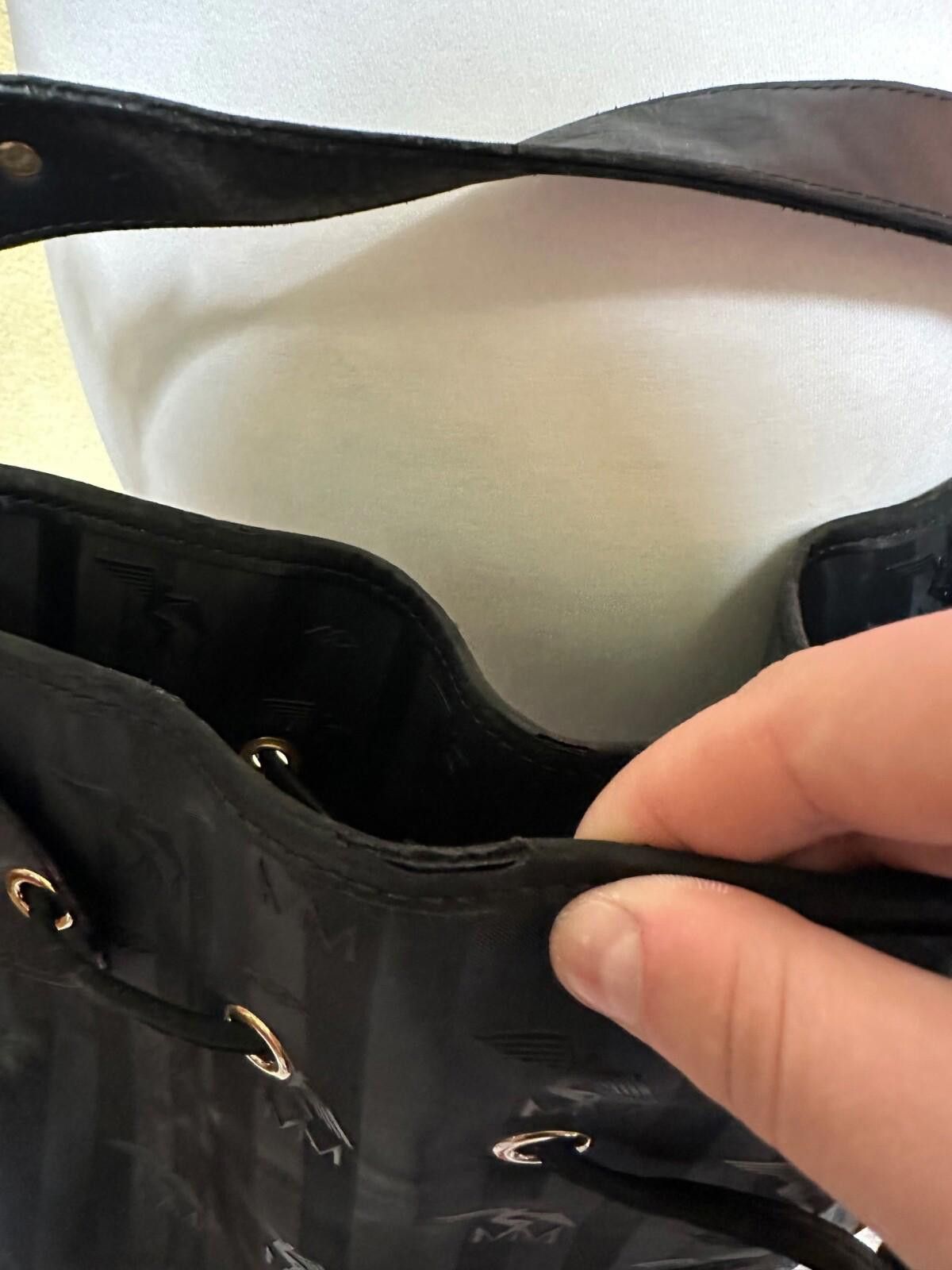 Maison Mollerus Maison Mollerus DURBAN Monogram Black Shoulder Bag Size ONE SIZE - 8 Thumbnail