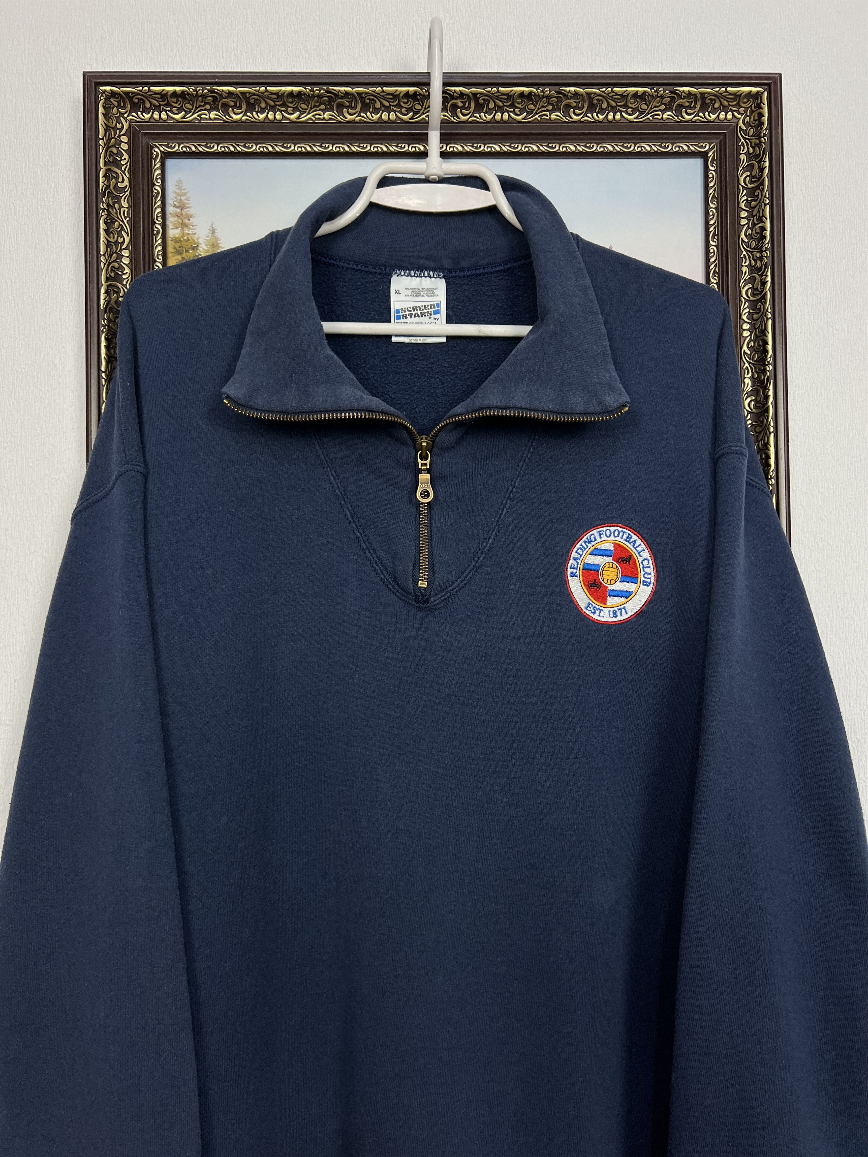 Vintage Vintage Reading Football Jacket Soccer Sweatshirt Track Top Size US XL / EU 56 / 4 - 3 Thumbnail