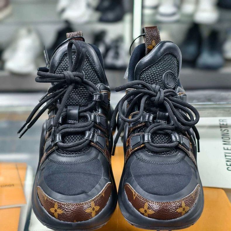 Louis Vuitton Louis Vuitton Archlight Black Sneakers -2505 Size US 4 / IT 34 - 2 Thumbnail