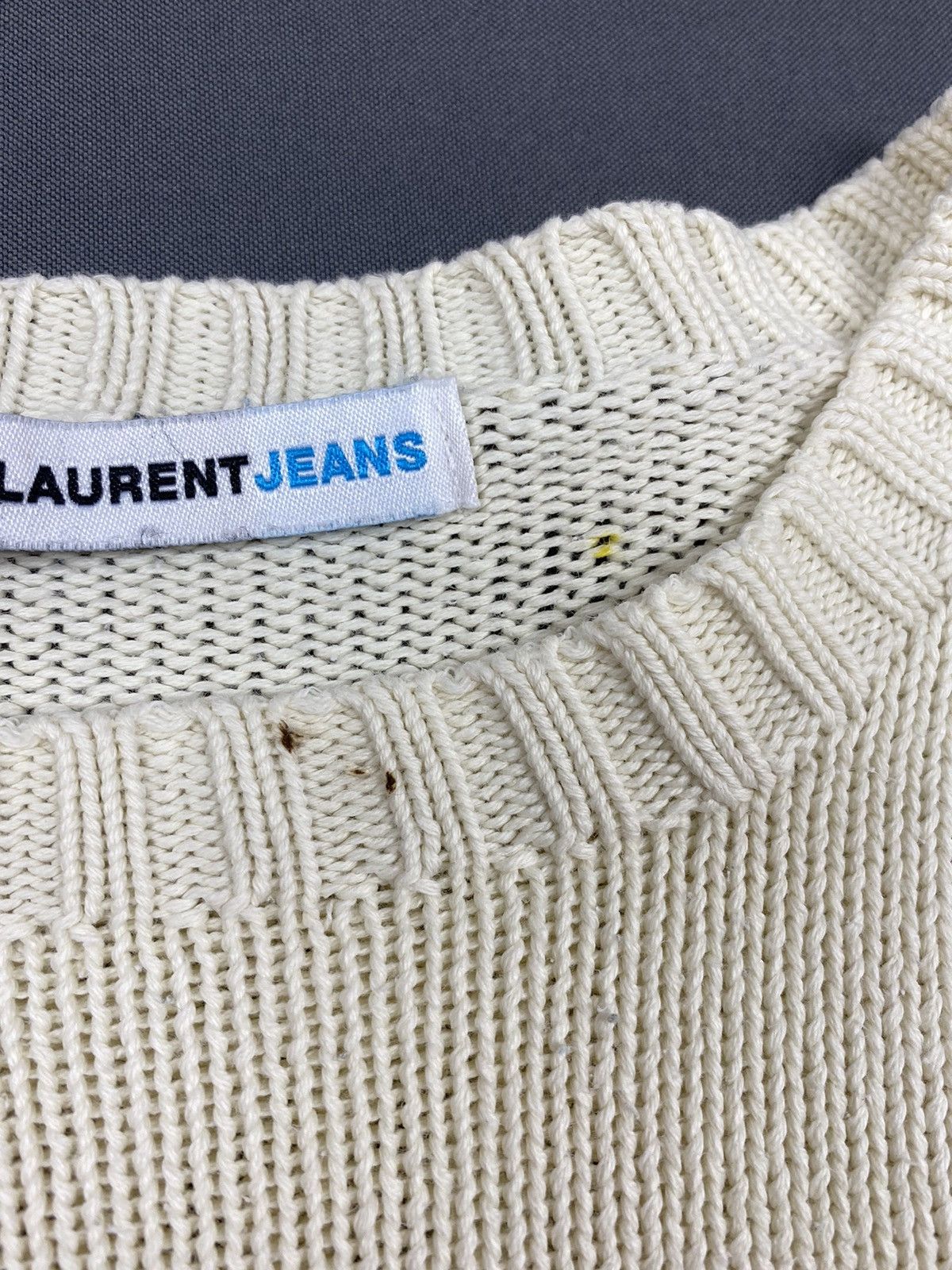 Vintage × Yves Saint Laurent 1990’s Vintage Saint Laurent Jeans YSL Oversize Sweater Size US M / EU 48-50 / 2 - 4 Thumbnail