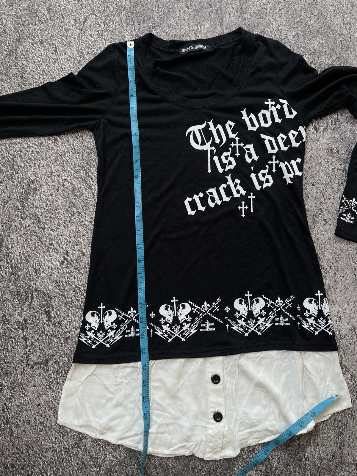 Hysteric Glamour Y2K Ghost of Harlem ifsixwasnine long sleeve Size S / US 4 / IT 40 - 9 Thumbnail