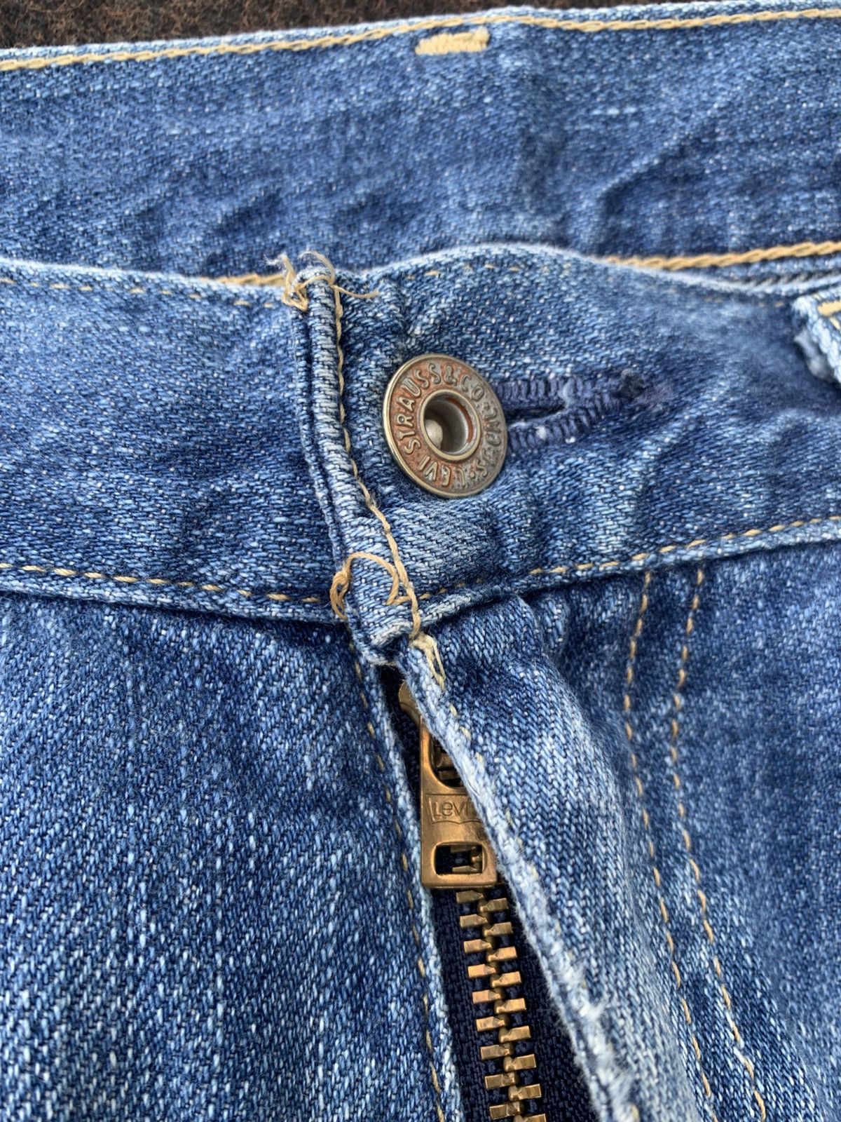 Levi's DISTRESSED LEVIS 503 NICE FADE.MADE IN JAPAN 🇯🇵 Size US 32 / EU 48 - 7 Thumbnail