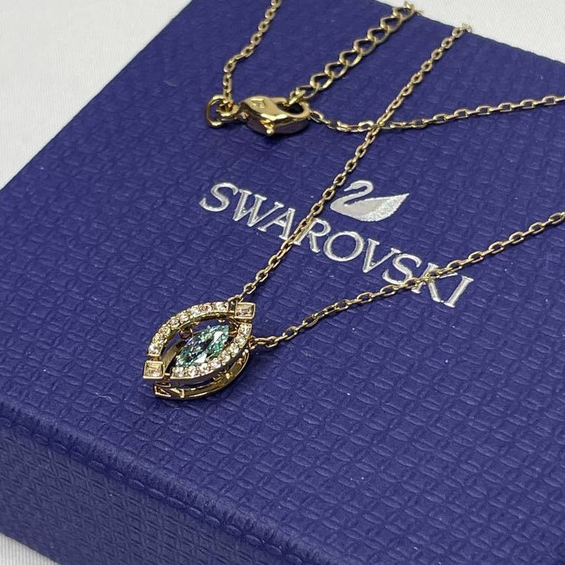Swarovski Swarovski Sparkling Dance necklace Green Size ONE SIZE - 3 Thumbnail