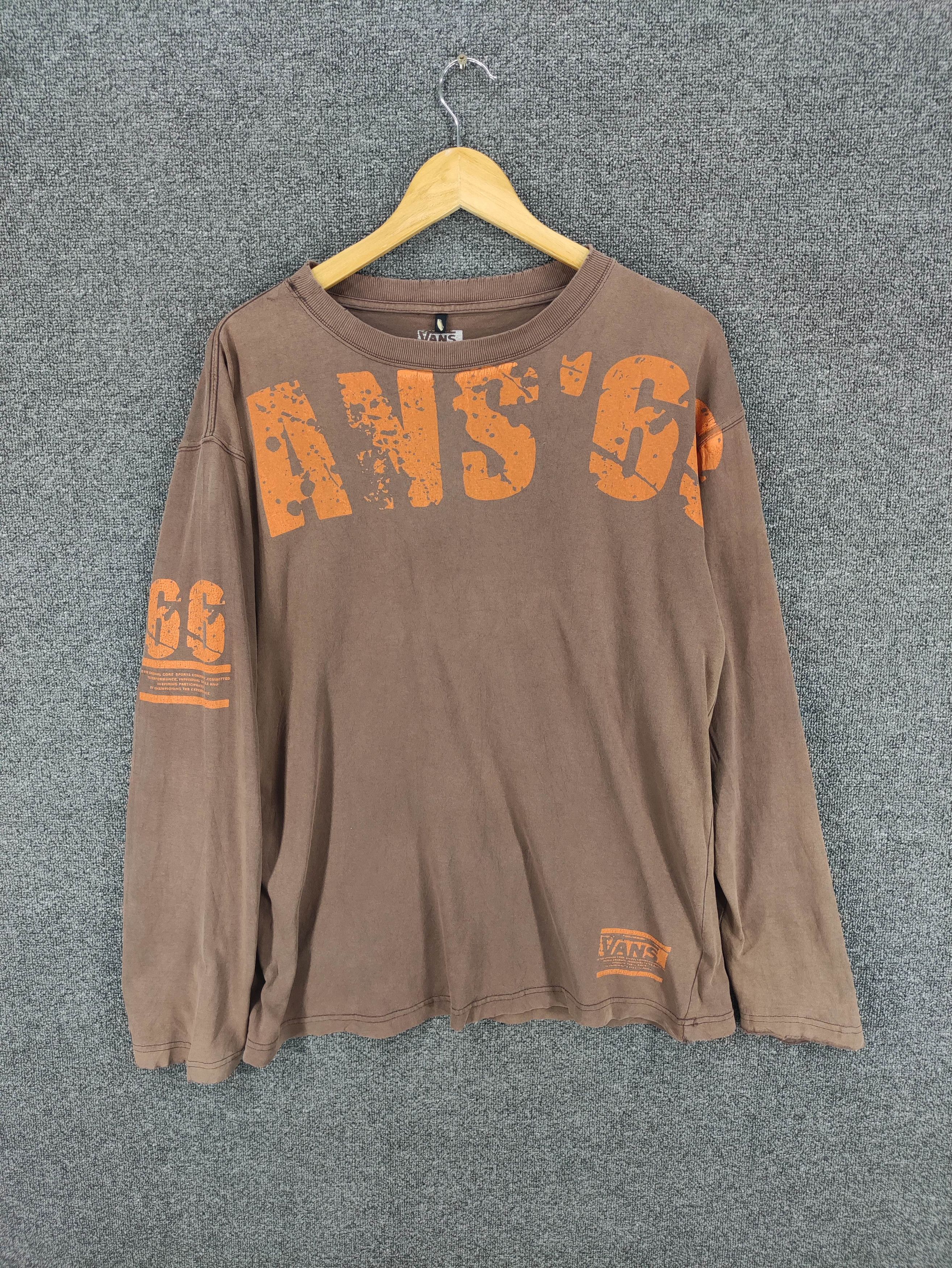 Vans Vintage Vans Long Sleeve Shirt Big Logo Size US M / EU 48-50 / 2 - 1 Thumbnail