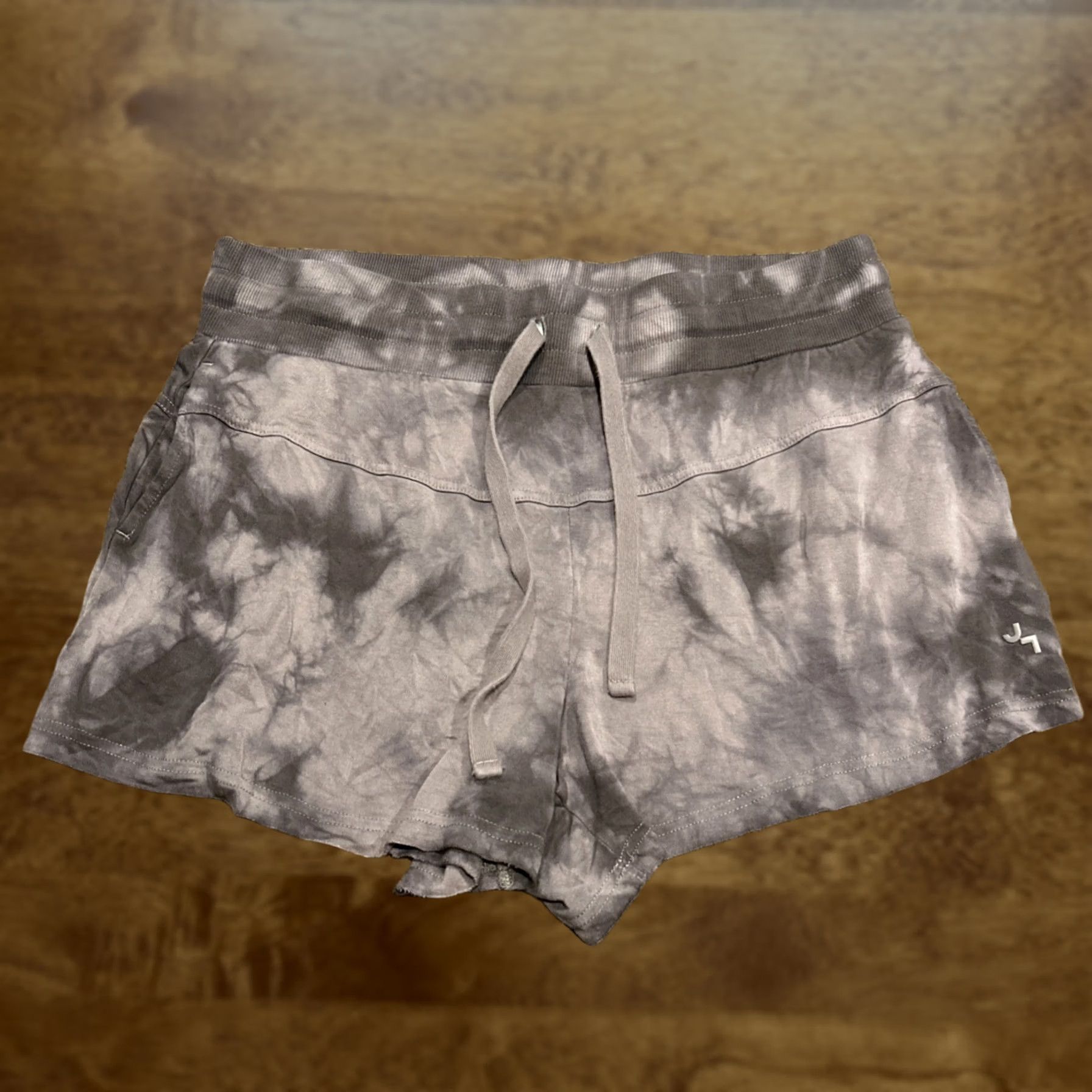 Vintage JoyLab Women's Athletic Shorts 3" Inseam Brown Tie Dye L - Inseam 3" | 34" Waist, Fleece, Drawstring, Pockets, Regular Fit, Cotton, Activewear, Women Size 24" / US 00 / IT 34 - 1 Thumbnail