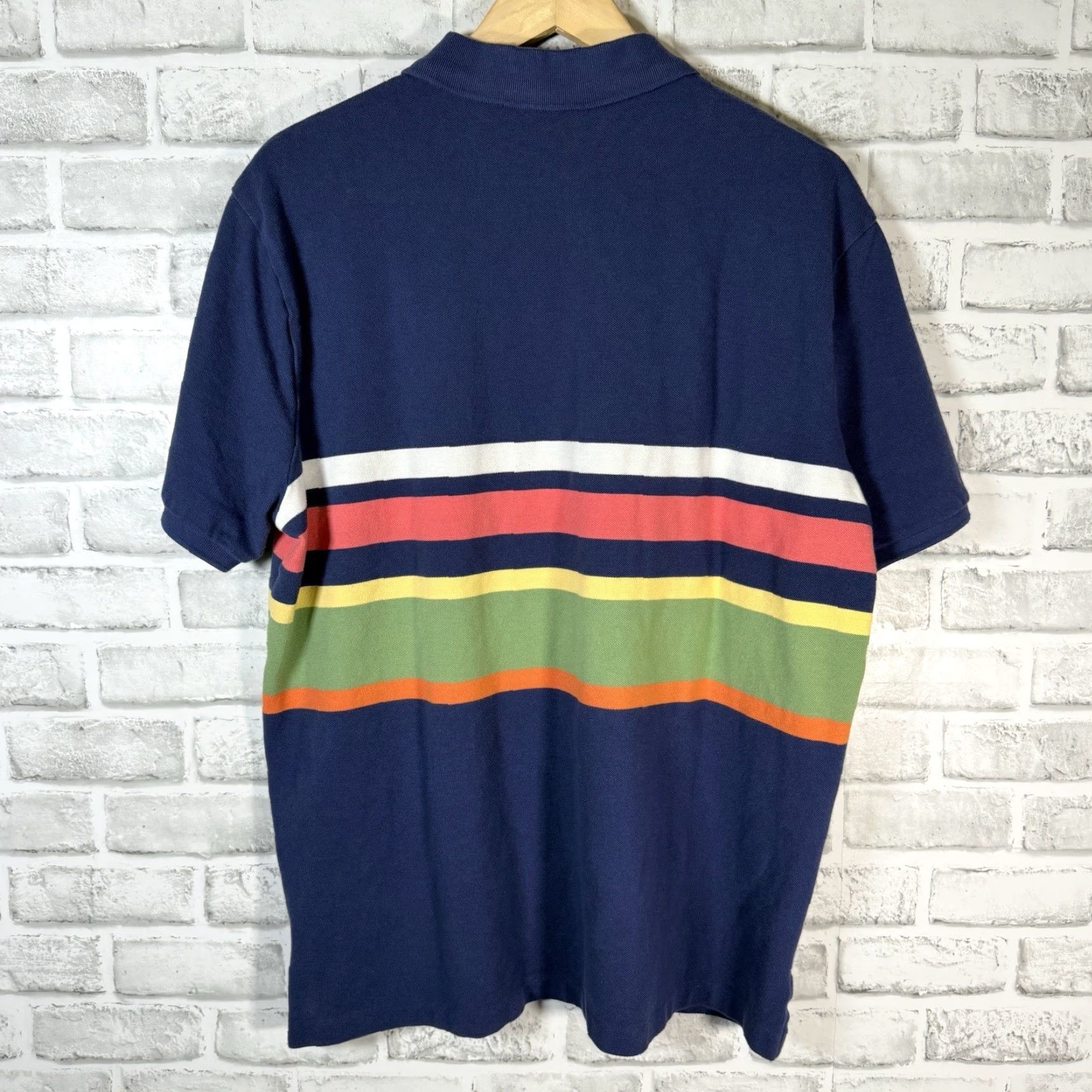 Polo Ralph Lauren Polo Ralph Lauren Polo Shirt Striped Blue Mens L Size US L / EU 52-54 / 3 - 5 Thumbnail