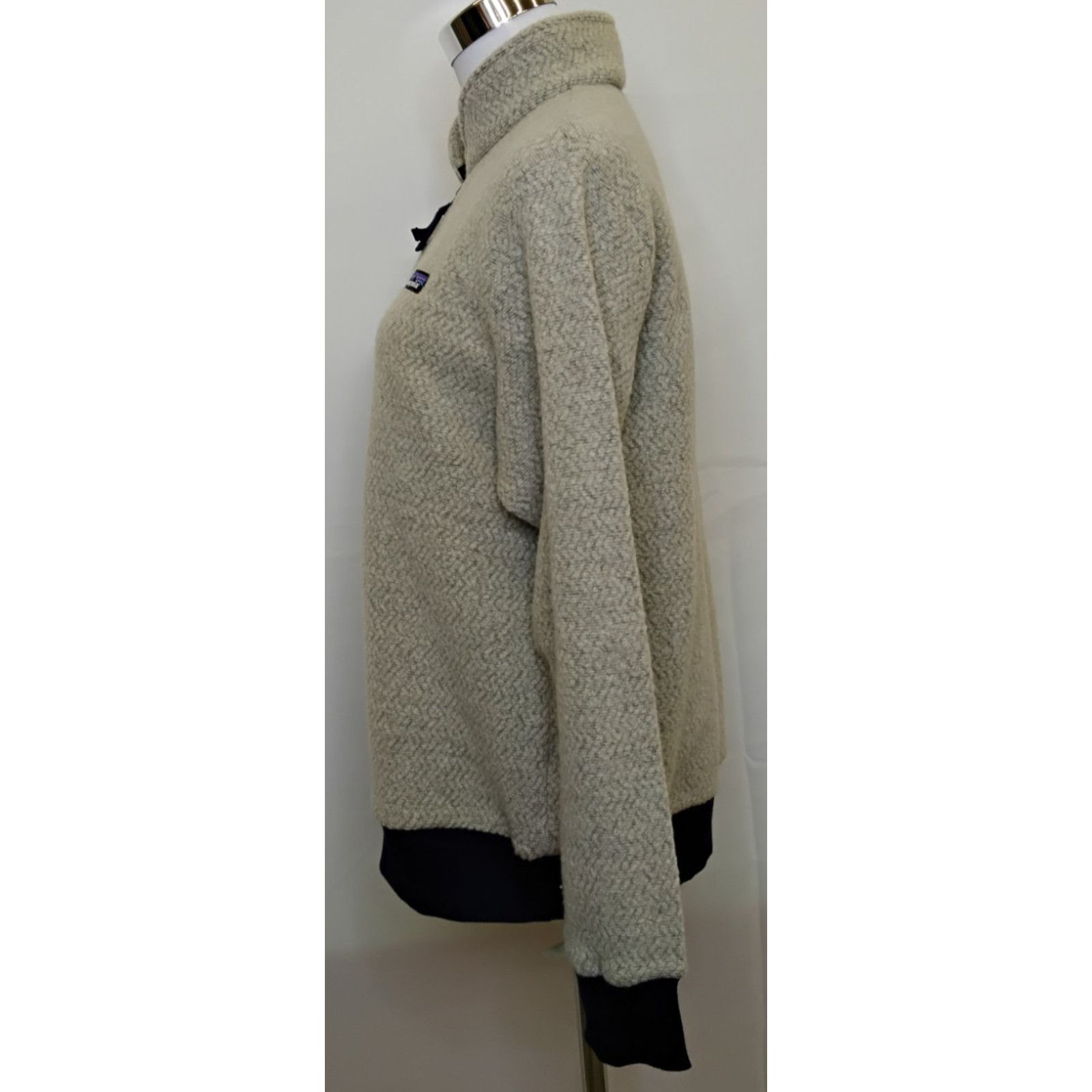 Patagonia Patagonia Woolyester Fleece Women's L Heathered Oatmeal NWT Size L / US 10 / IT 46 - 4 Thumbnail