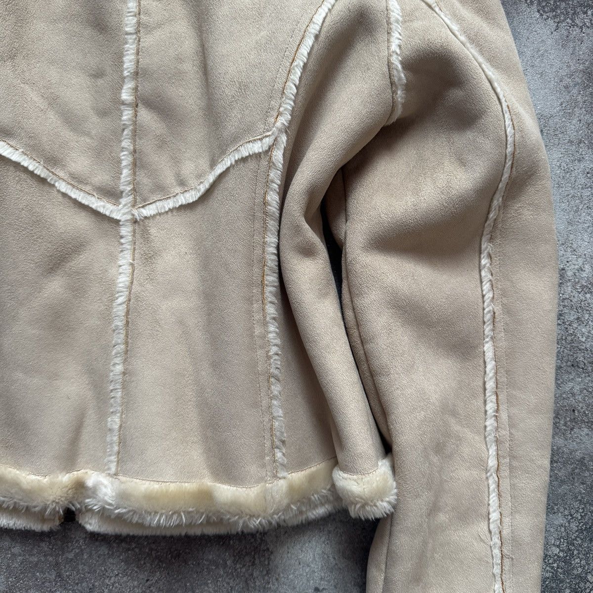 River Island River Island Y2K Faux Fur Sheepskin/Shearling Style Jacket Size L / US 10 / IT 46 - 13 Thumbnail