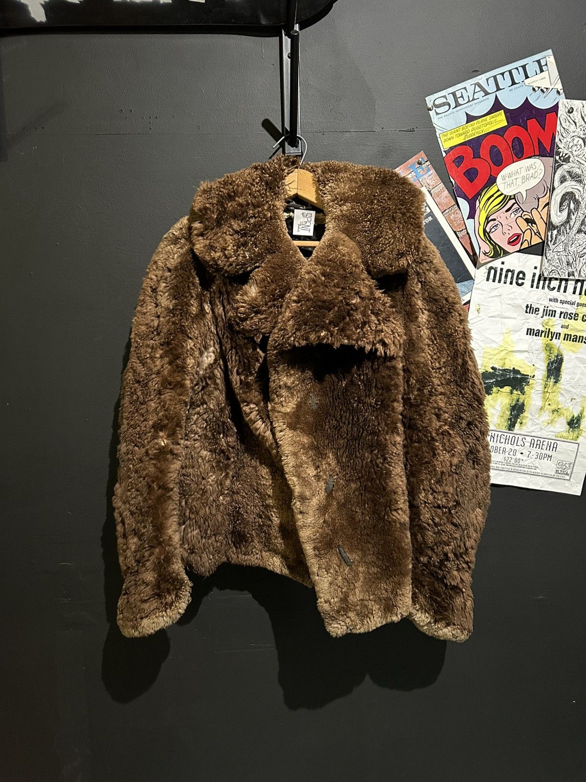 Vintage 1950s Teddy Bear fur coat Size S / US 4 / IT 40 - 1 Thumbnail