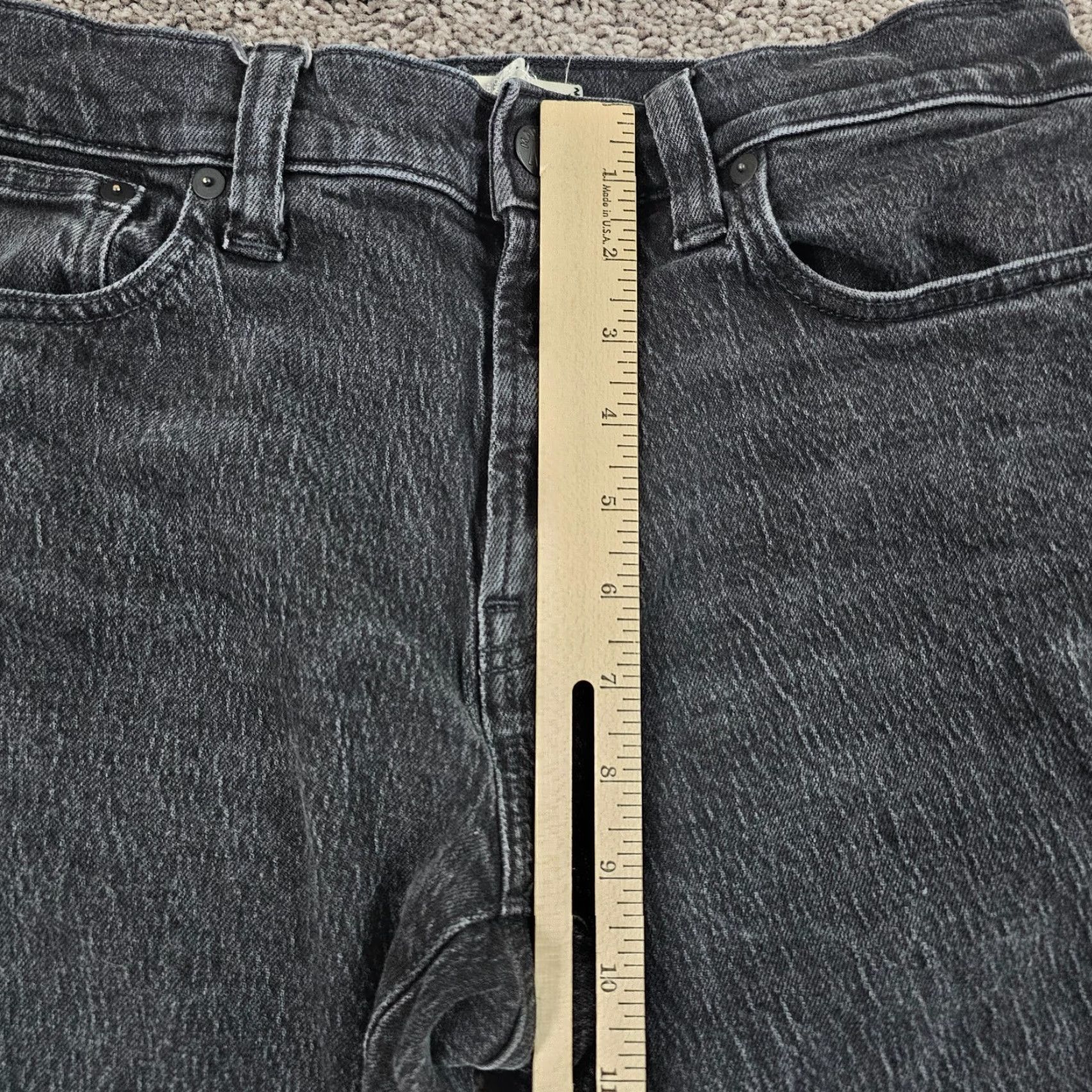 Madewell Madewell Jeans Men 30 Black Slim Fit Low Rise Stretch Denim Casual Straight Clothing Size US 29 - 4 Thumbnail