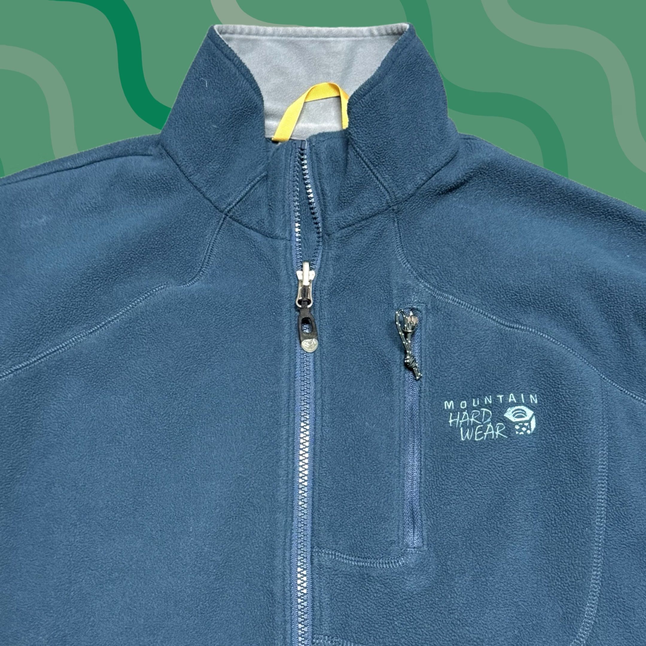 Mountain Hardwear Mountain Hardwear Jacket Mens Large Blue Fleece Full Zip Polartec Fleece Size US L / EU 52-54 / 3 - 1 Thumbnail