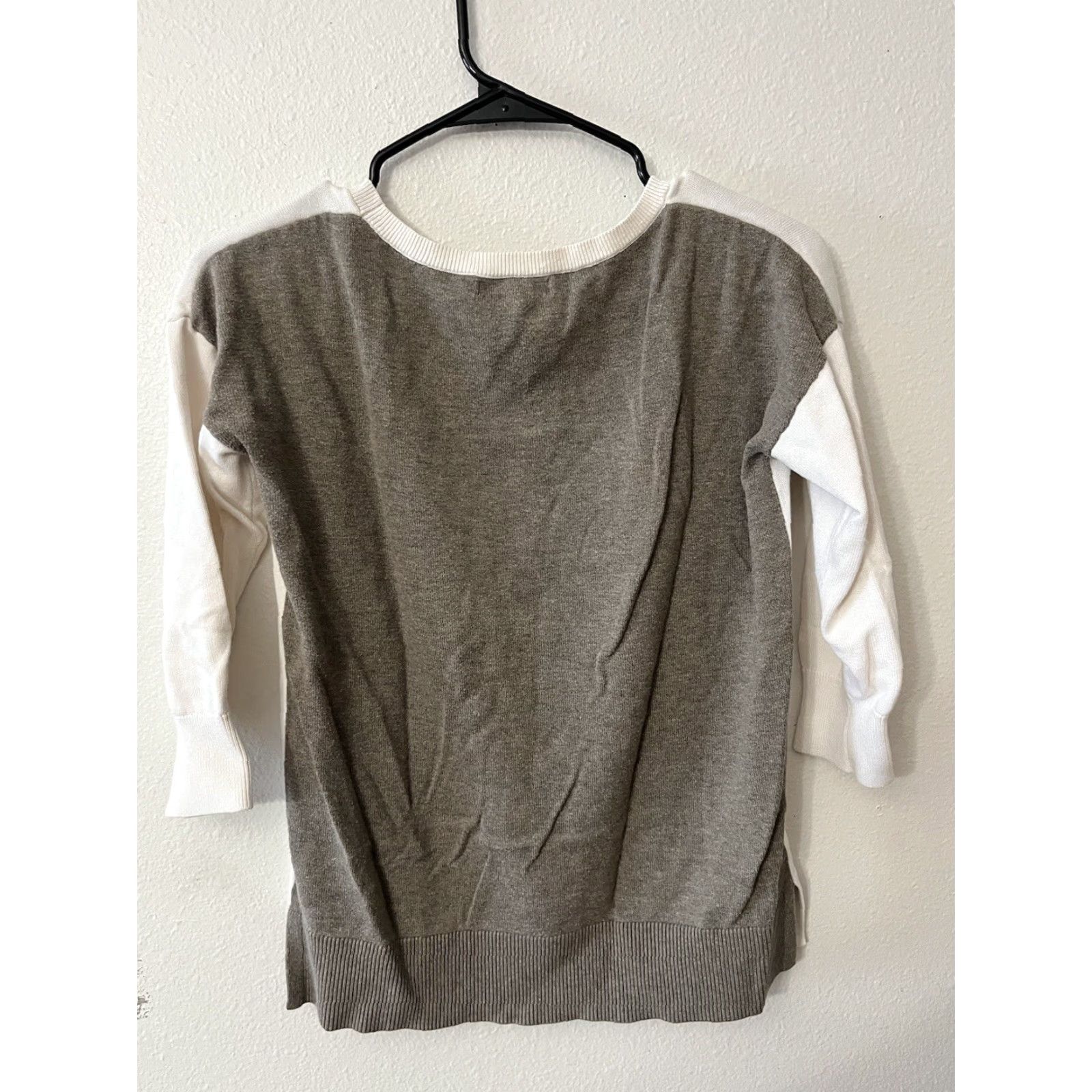 Banana Republic Banana Republic Sweater Womens XS White 3/4 Sleeve Button Cotton XS Size XS / US 0-2 / IT 36-38 - 2 Thumbnail