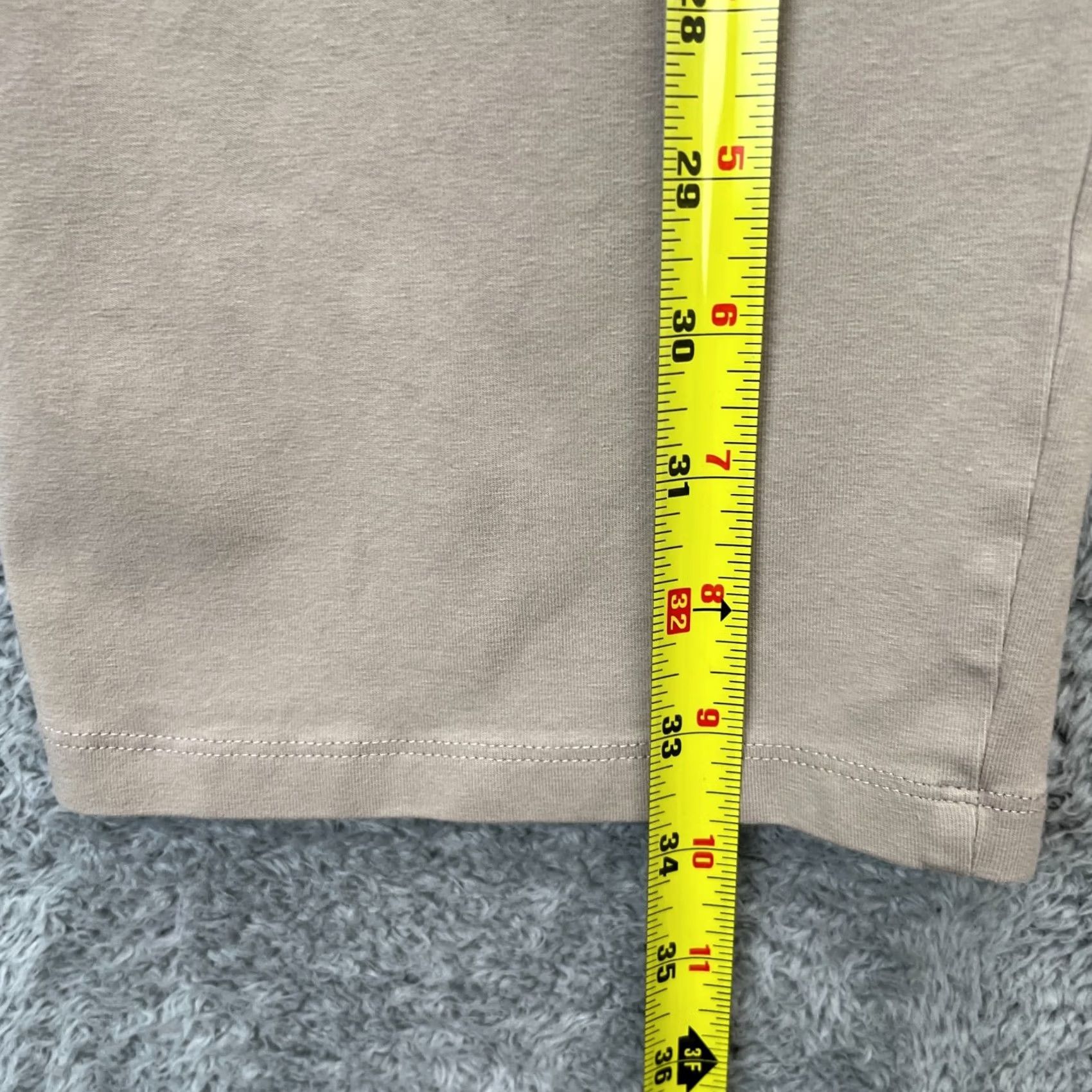 Vintage VTG L.L. Bean Pants Womens Large Beige High Rise Cropped Straight Leg 22in Inseam Pockets Size 36" / US 14 / IT 50 - 7 Thumbnail