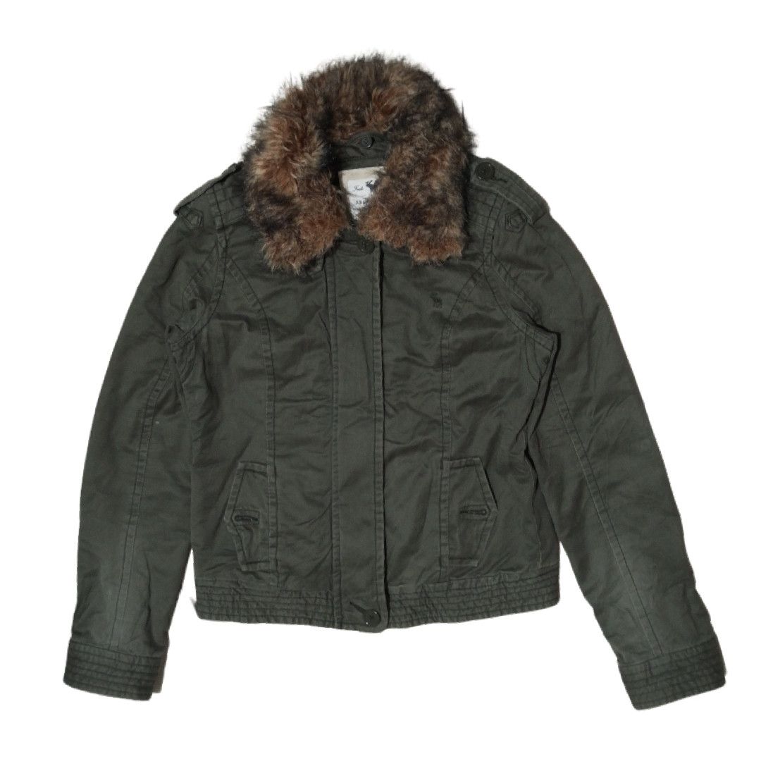 Beauty Beast Abercrombie - fur collar jacket Cropped Pilot Jacket Size US M / EU 48-50 / 2 - 1 Thumbnail