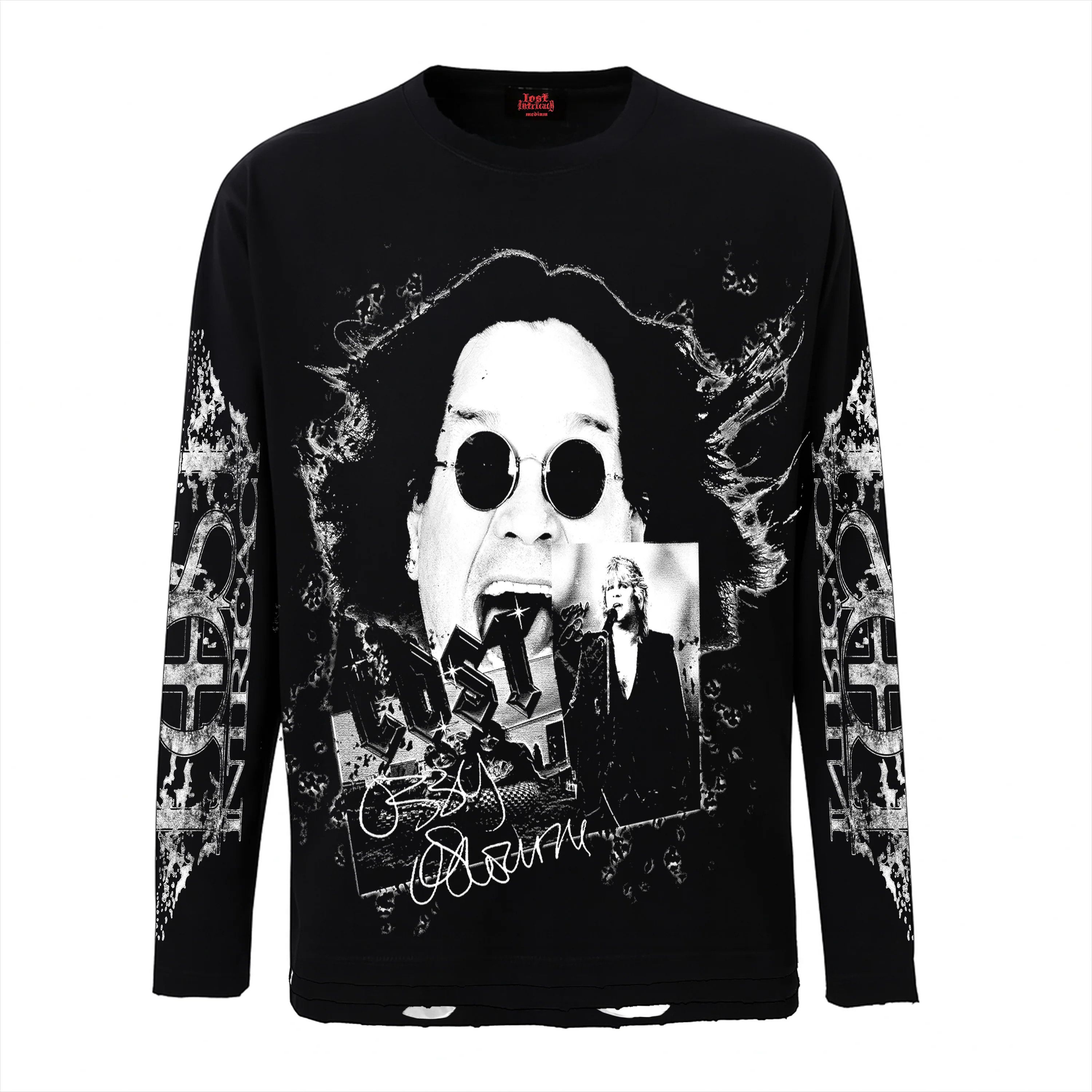 LOST INTRICACY Lost Intricacy 'Lostbourne' Black LS Tee Size US XS / EU 42 / 0 - 1 Preview