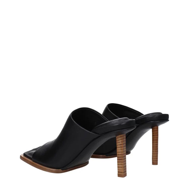 Jacquemus ob1o1e1124 Leather Sandals in Black Size US 5 / IT 35 - 4 Thumbnail