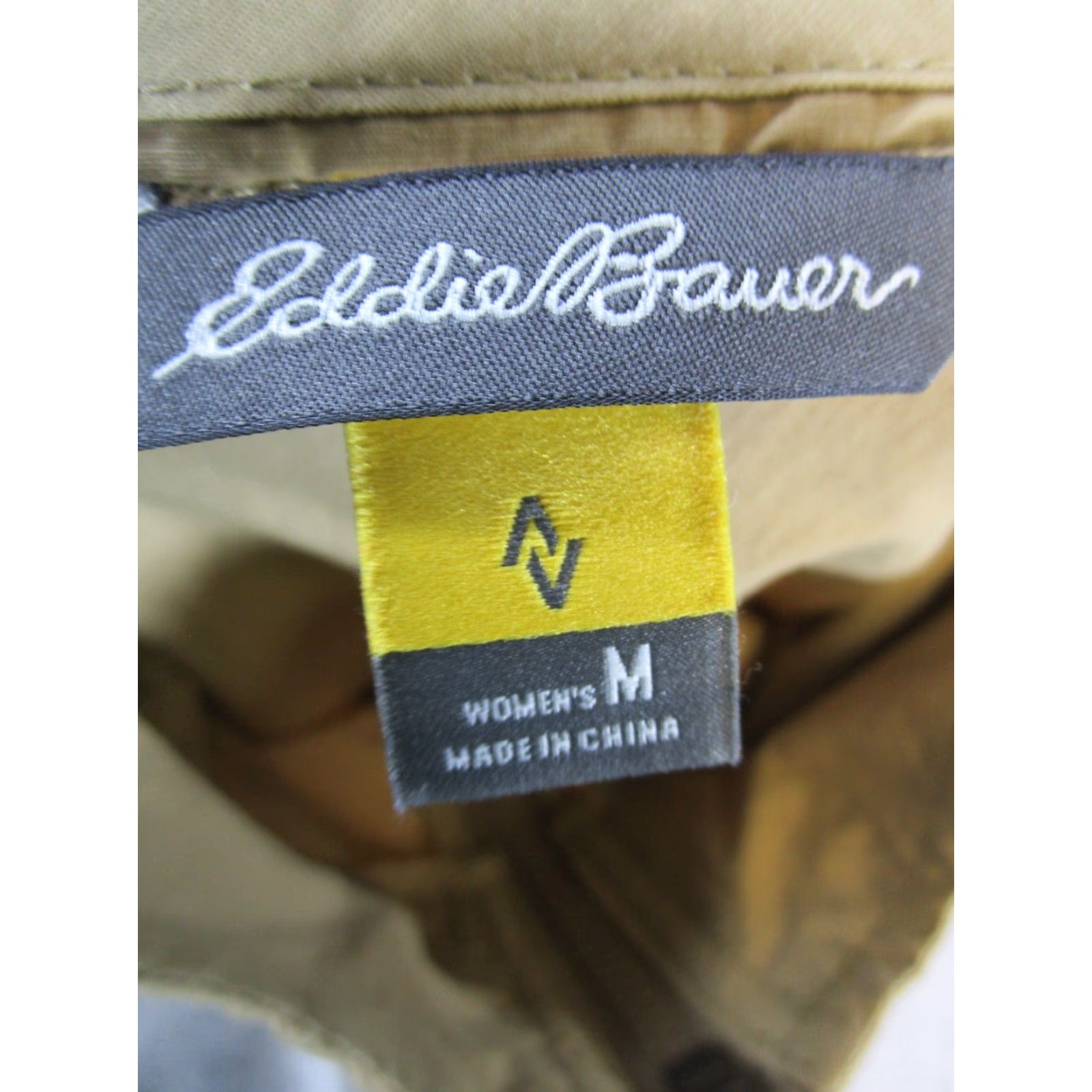 Eddie Bauer VINTAGE Eddie Bauer Jacket Womens Medium Brown Nylon Travelax Outer Shell Mid-Length Long Sleeve Zip Coat Women Size M / US 6-8 / IT 42-44 - 4 Thumbnail