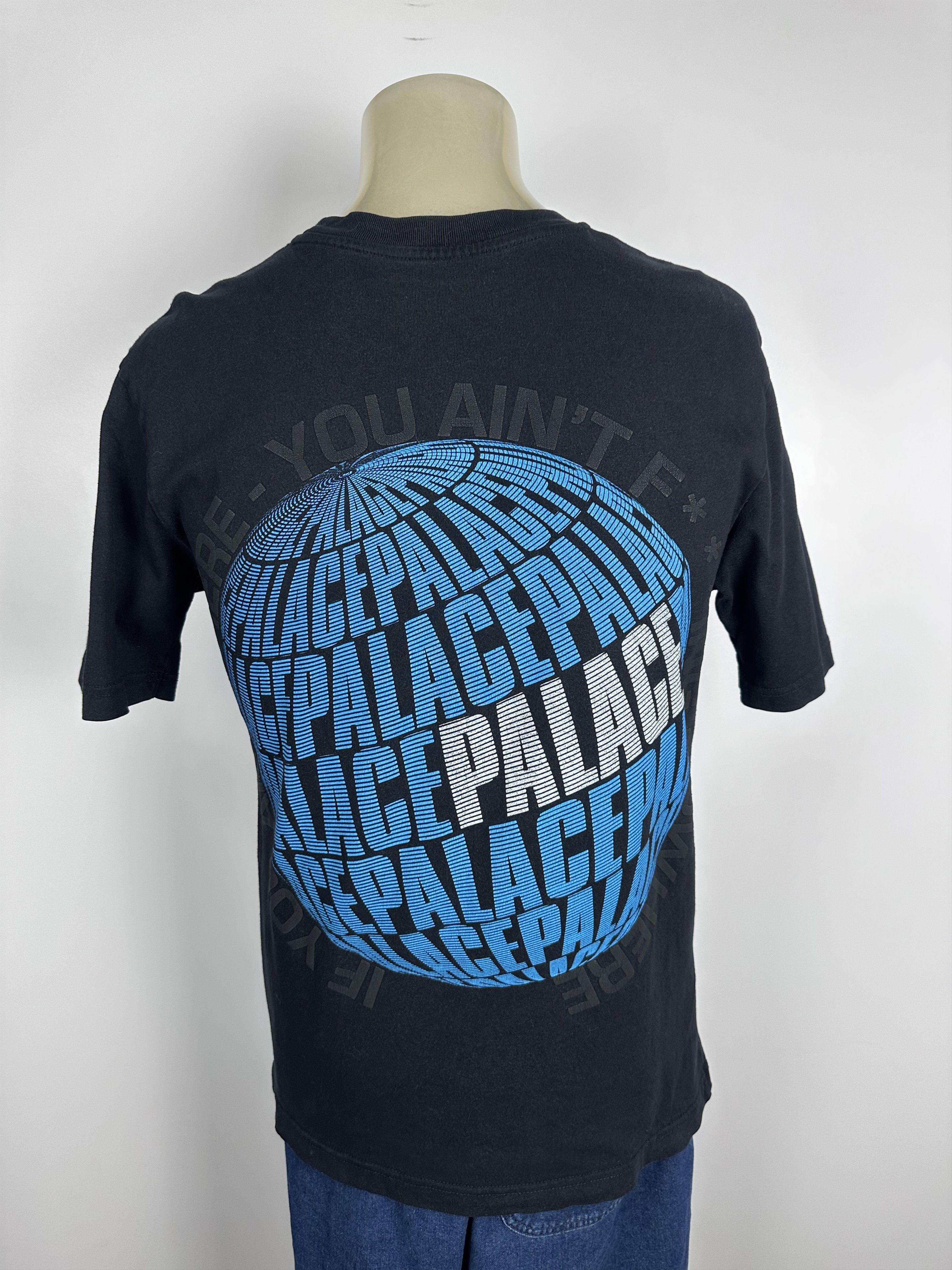 Palace × Vintage Palace globe tee planet big logo back mens size S black Size US S / EU 44-46 / 1 - 1 Thumbnail