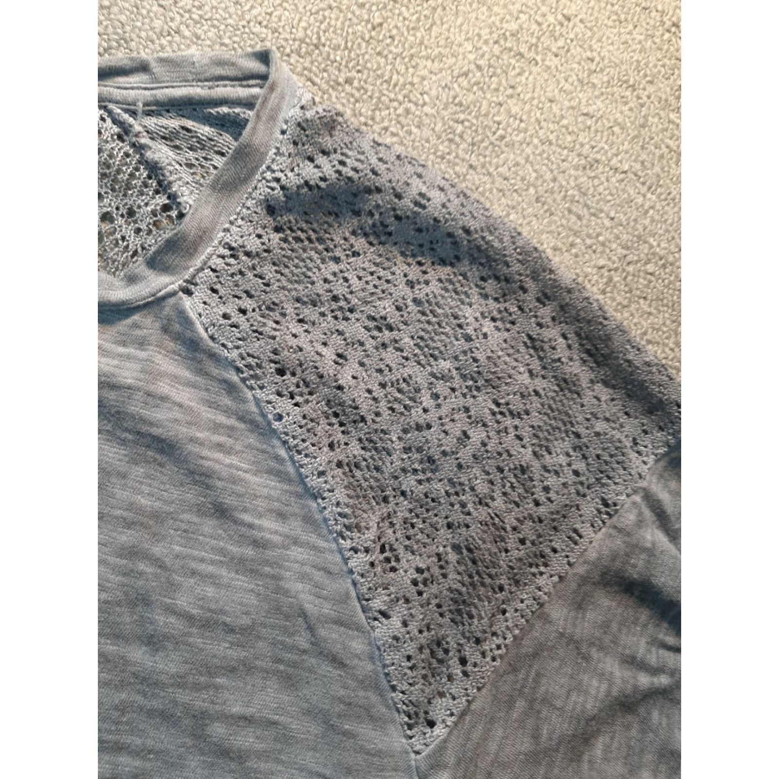 DKNY DKNY Top Women M Gray Long Sleeve Shirt Shirt Blouse Jersey Womens Medium Gray Long Sleeve Pullover Blouse DKNY Top Size M / US 6-8 / IT 42-44 - 3 Thumbnail