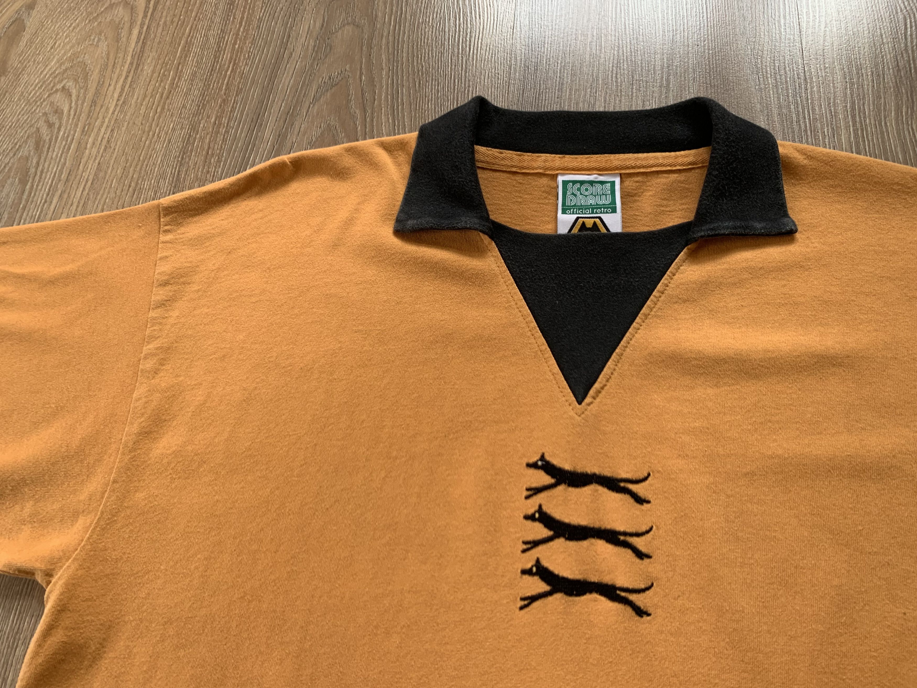 Vintage Vintage Wolverhampton Wanderers FC Score Draw Polo Size US L / EU 52-54 / 3 - 4 Thumbnail