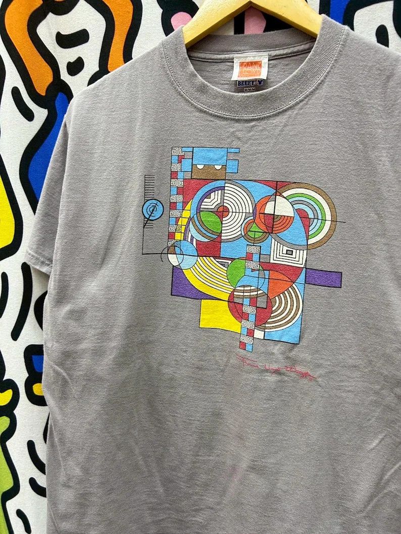 Vintage Vintage 2000s Frank Lloyd Wright Art tshirt size M Size US M / EU 48-50 / 2 - 1 Thumbnail