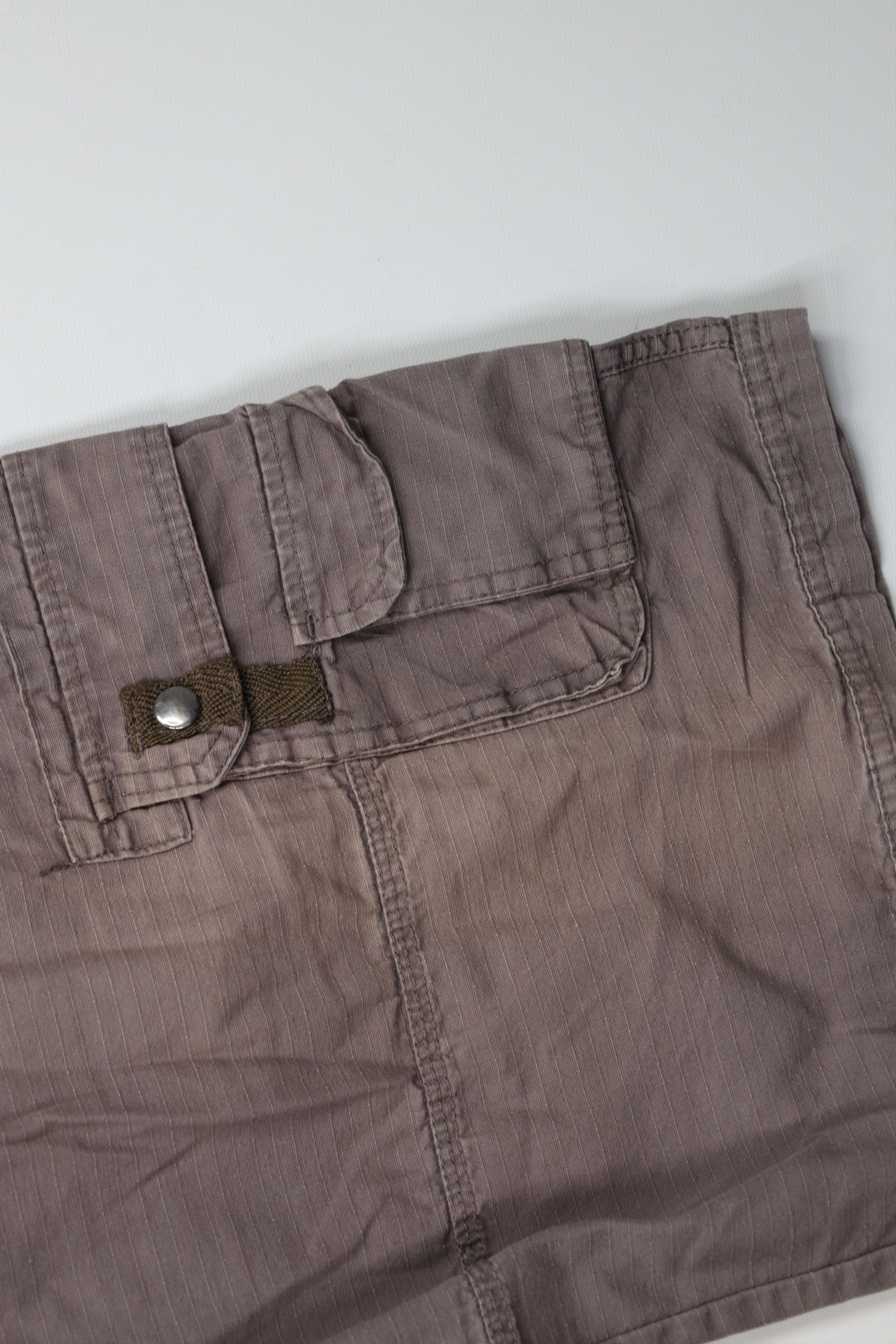 Vintage Vintage Y2K Streetwear Faded Ripstop Baggy Cargo Shorts Gray Size US 38 / EU 54 - 5 Thumbnail