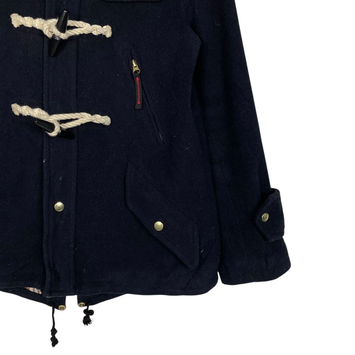 Ne-Net Ne-net Hooded Wool Duffle Jacket Size US S / EU 44-46 / 1 - 5 Thumbnail