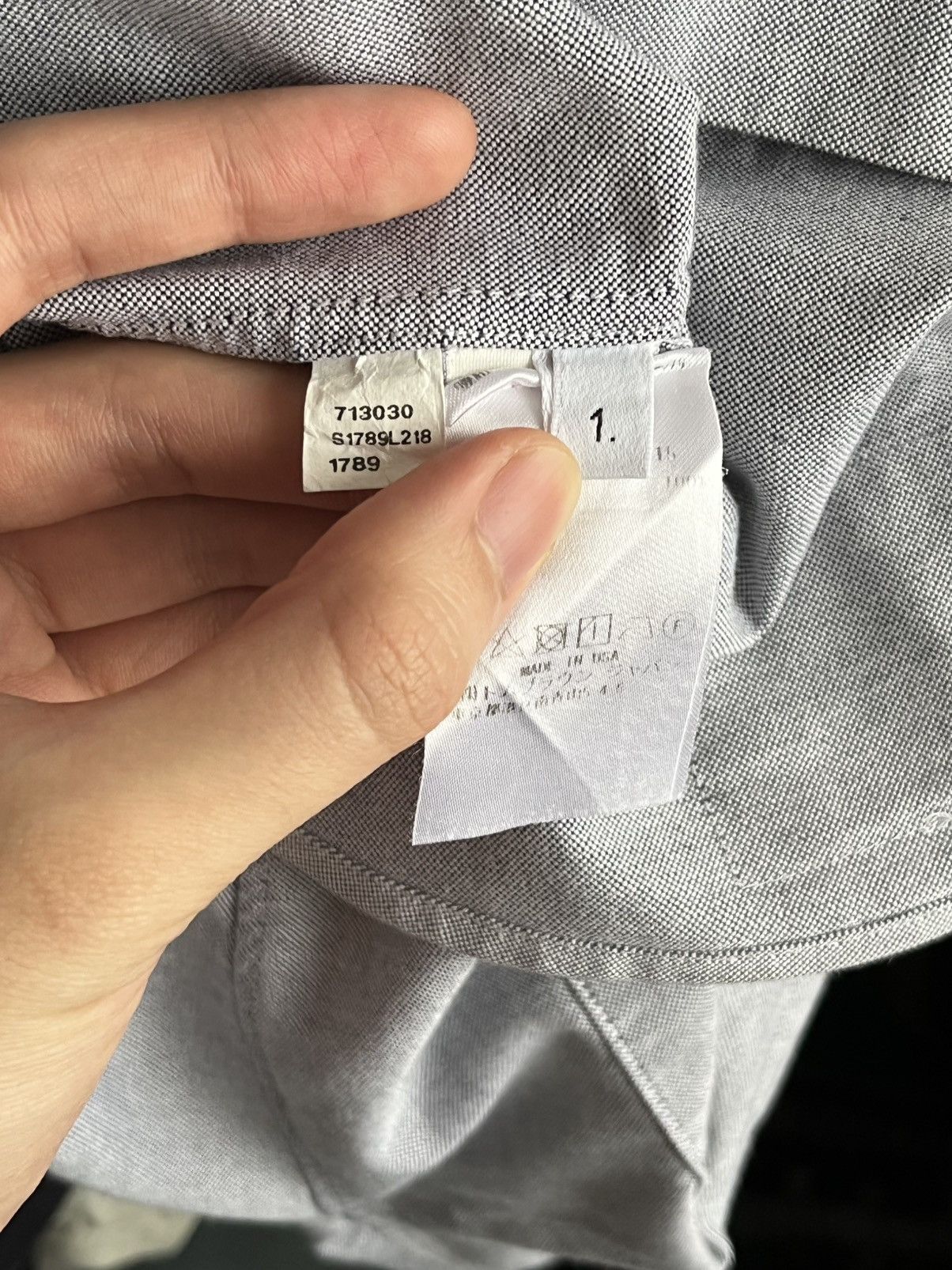 Thom Browne Thom Browne Long Sleeve Shirt Size US S / EU 44-46 / 1 - 14 Thumbnail