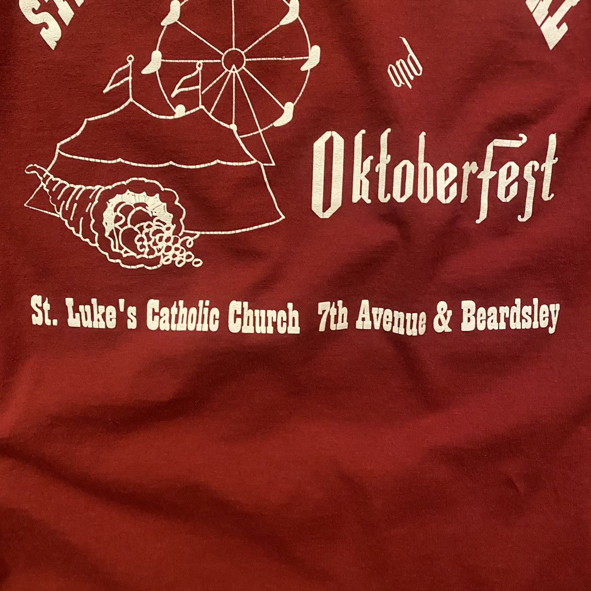 Harley Davidson × Nike × Stussy Vintage 90s Red Oktoberfest Single Stitch Graphic Tee XL Size US XL / EU 56 / 4 - 13 Thumbnail