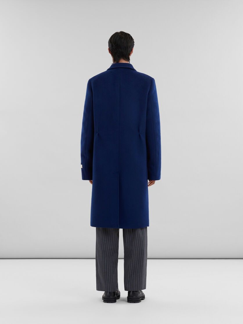 Marni o1w1db11025 Double-Breasted Coat in Blue Size US S / EU 44-46 / 1 - 2 Thumbnail