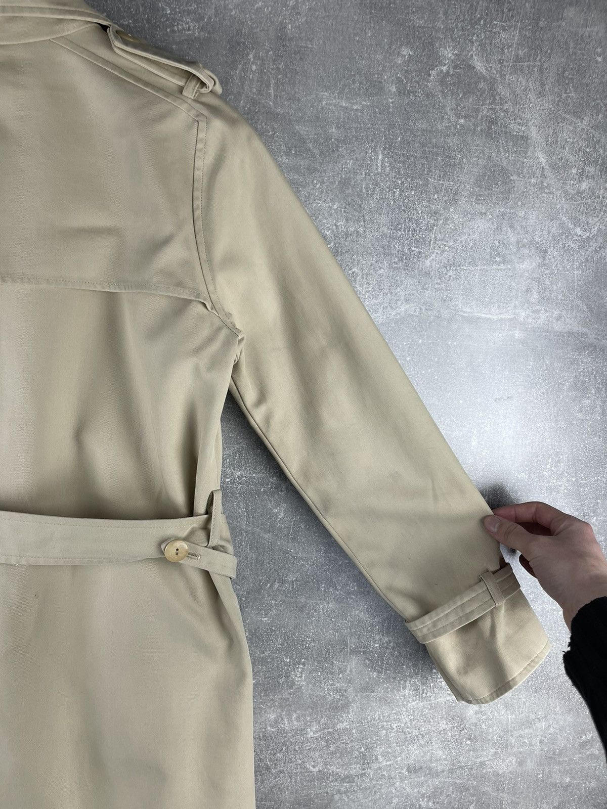 A.P.C. A.P.C. Classic Cotton Trench Coat Beige Double Breasted Size S / US 4 / IT 40 - 13 Thumbnail